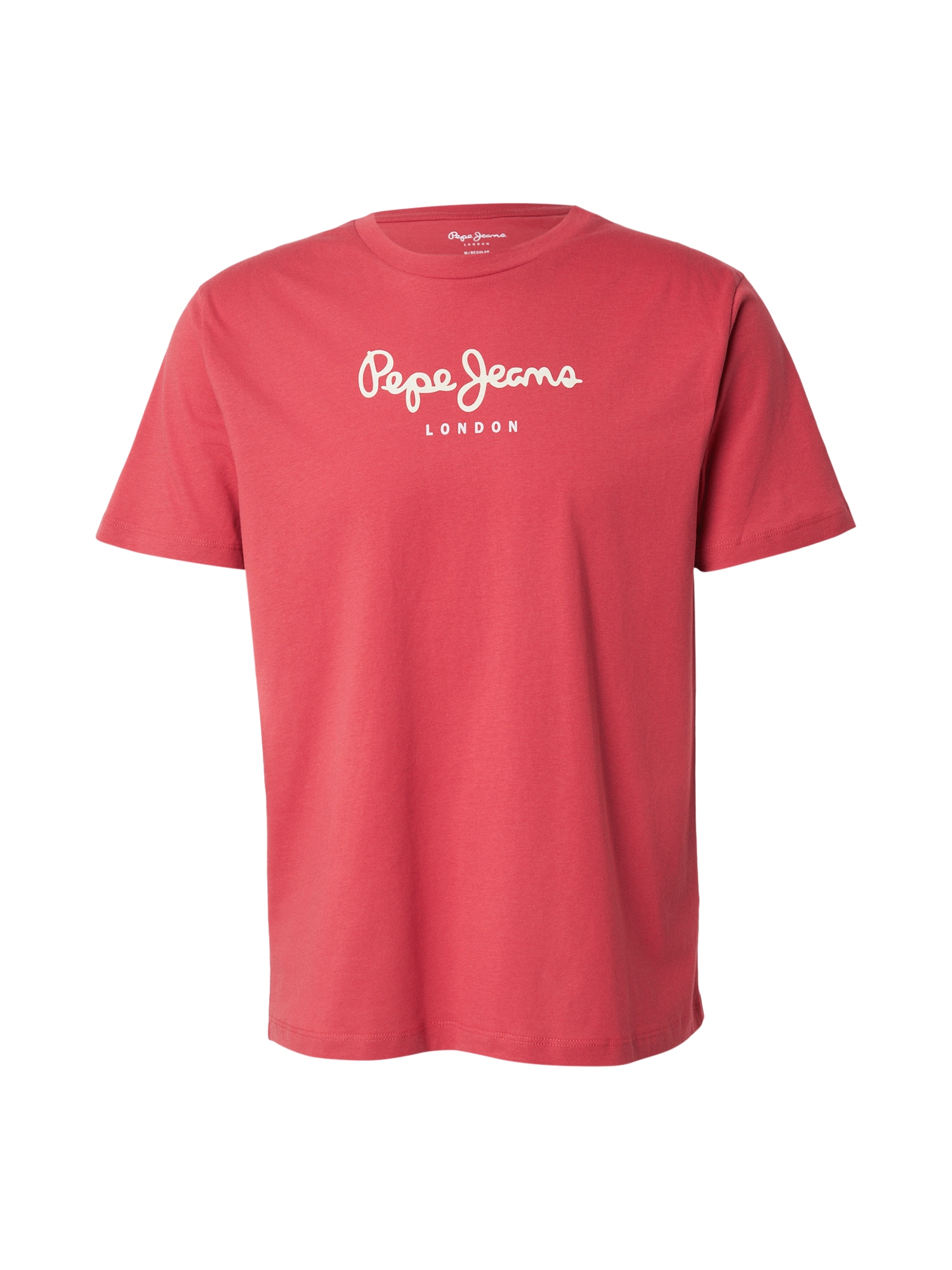 Pepe Jeans Tričko 'EGGO N'  červená / biela