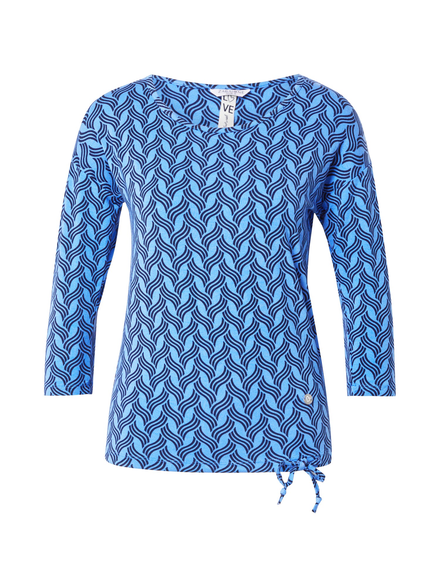 ZABAIONE Tricou Mi44nara  bleumarin / albastru deschis