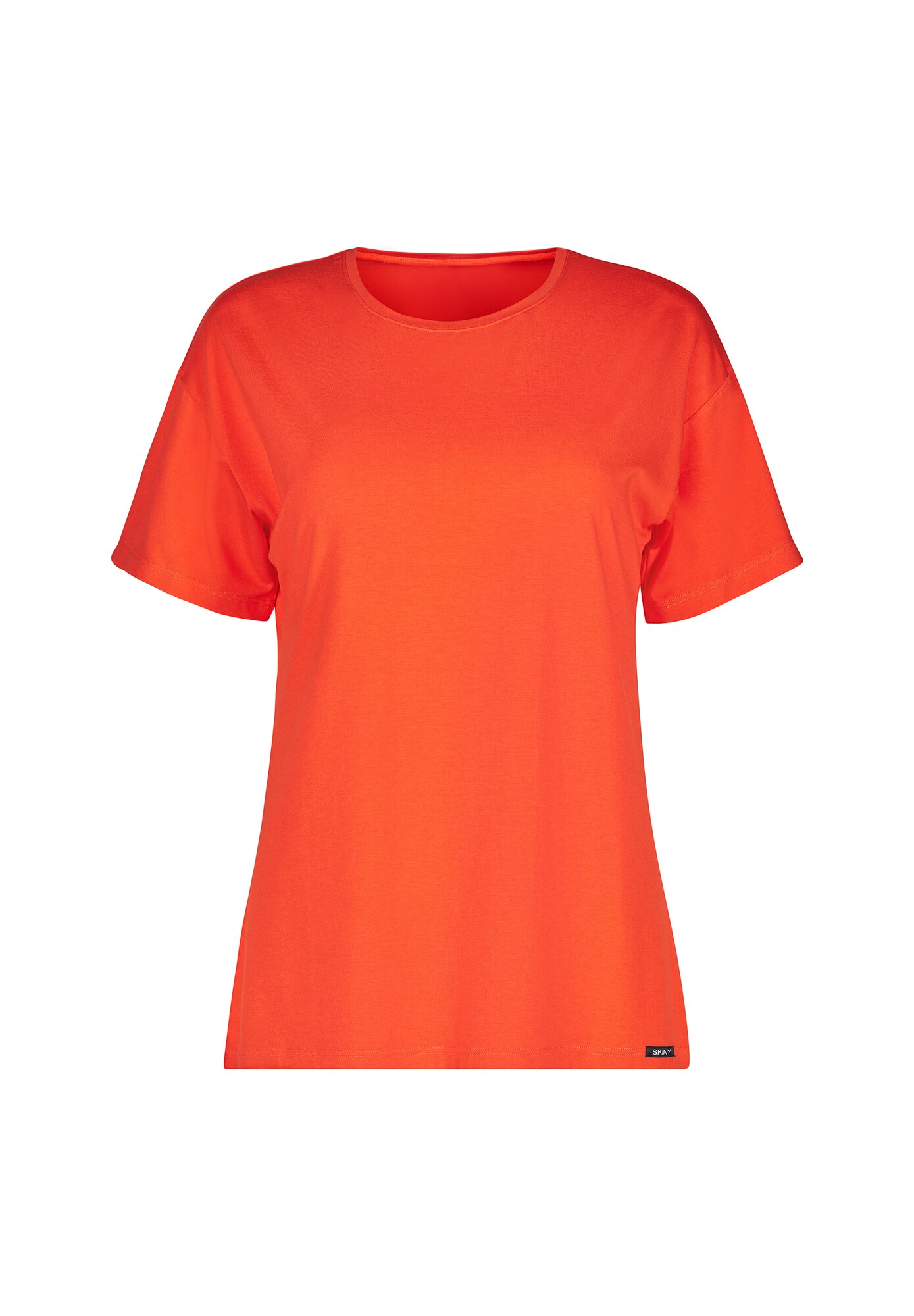 Skiny Тениска за спане  оранжево-червено
