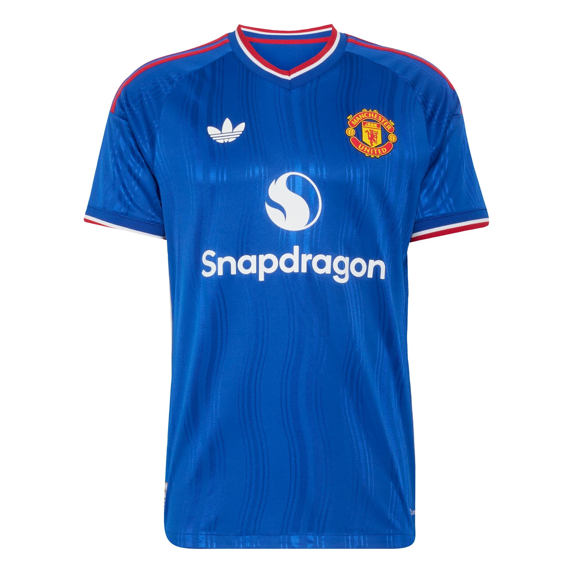 ADIDAS PERFORMANCE Camiseta de fútbol 'Manchester United 26/27 Authentic' azul / rojo / blanco