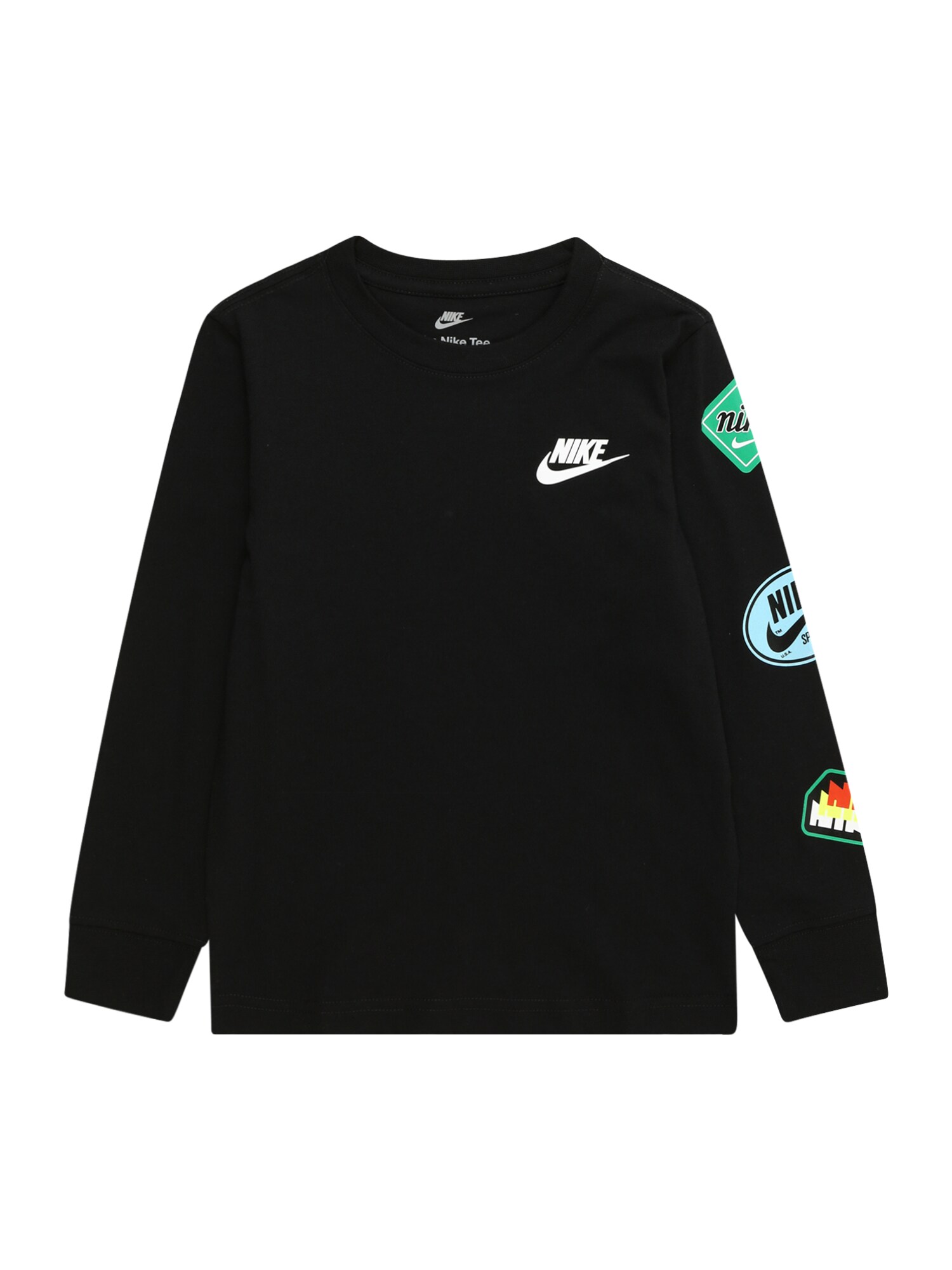 Nike Sportswear Majica  svijetloplava / zelena / crna / bijela