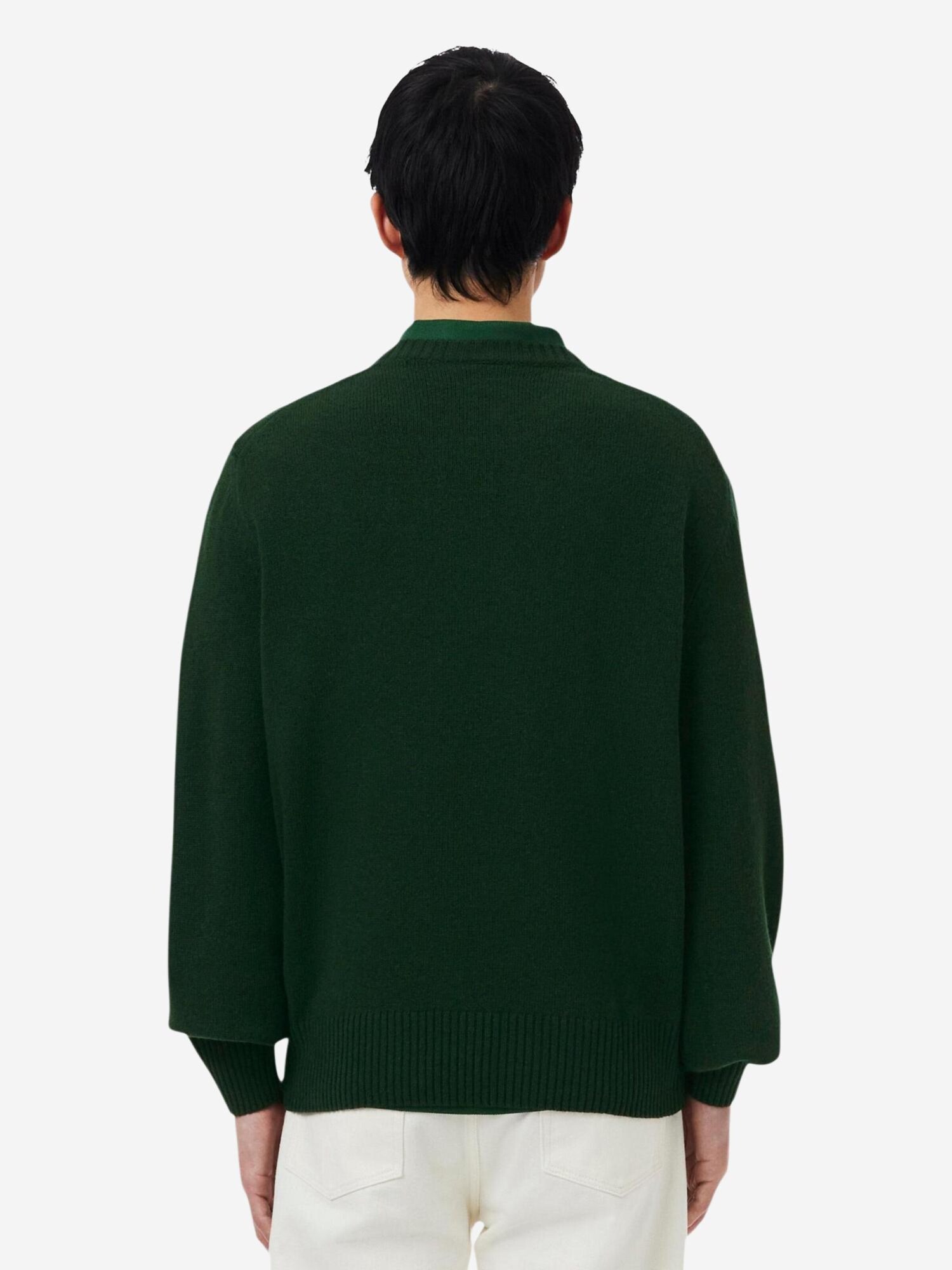 LACOSTE Jersey  verde oscuro – imagen 4