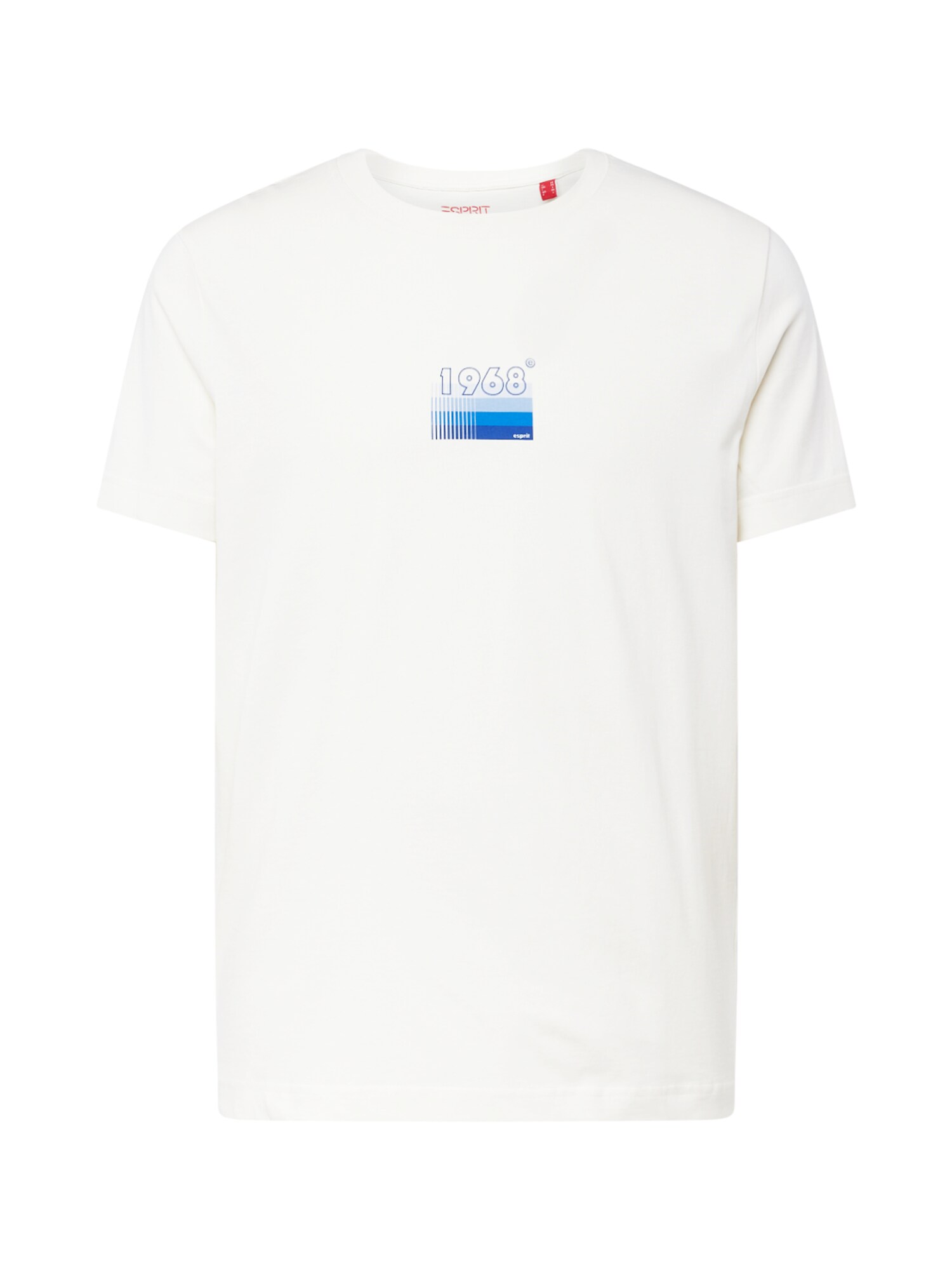 ESPRIT Тениска  синьо / бяло