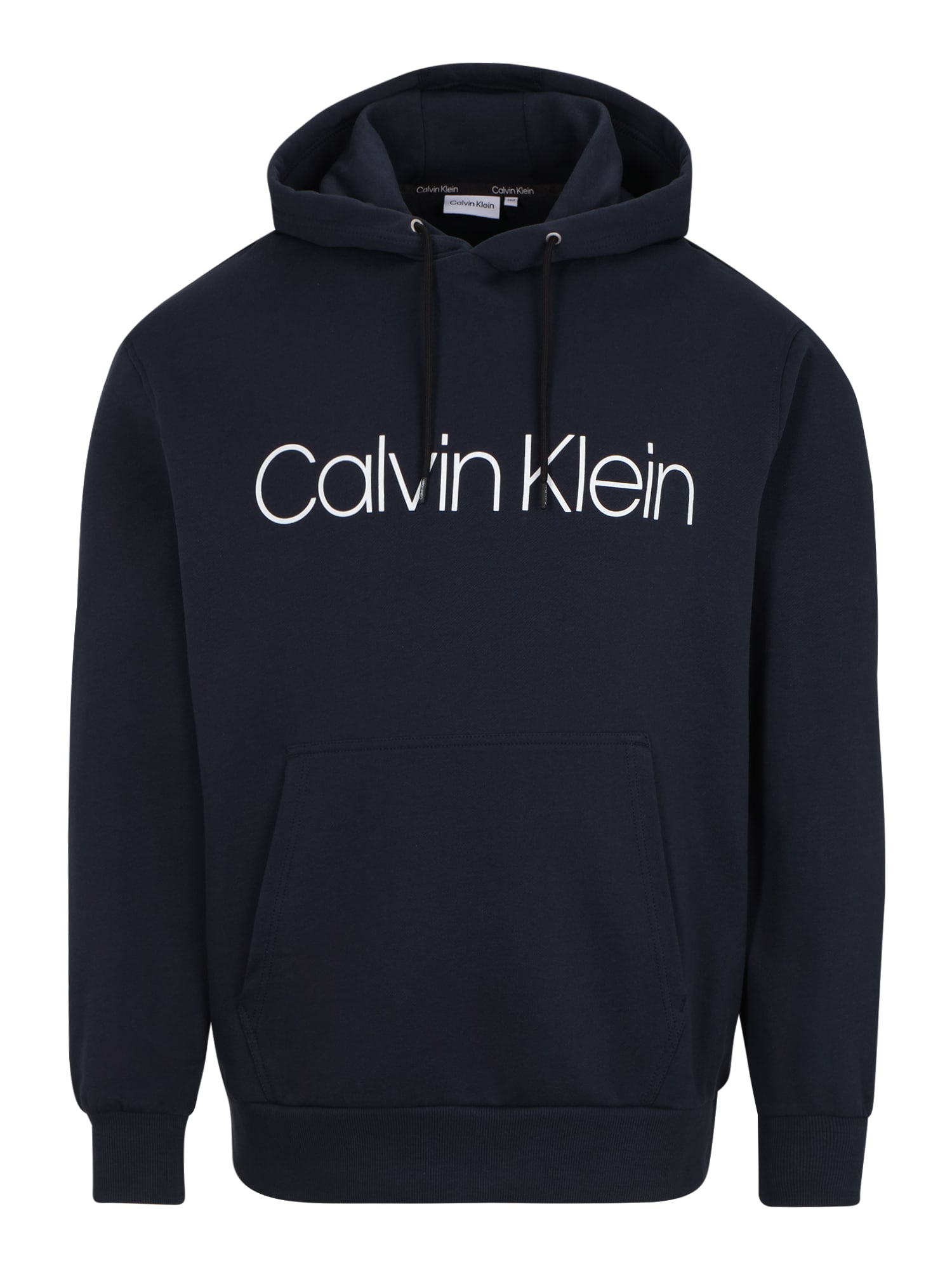 Calvin Klein Big & Tall Megztinis be užsegimo tamsiai mėlyna / balta