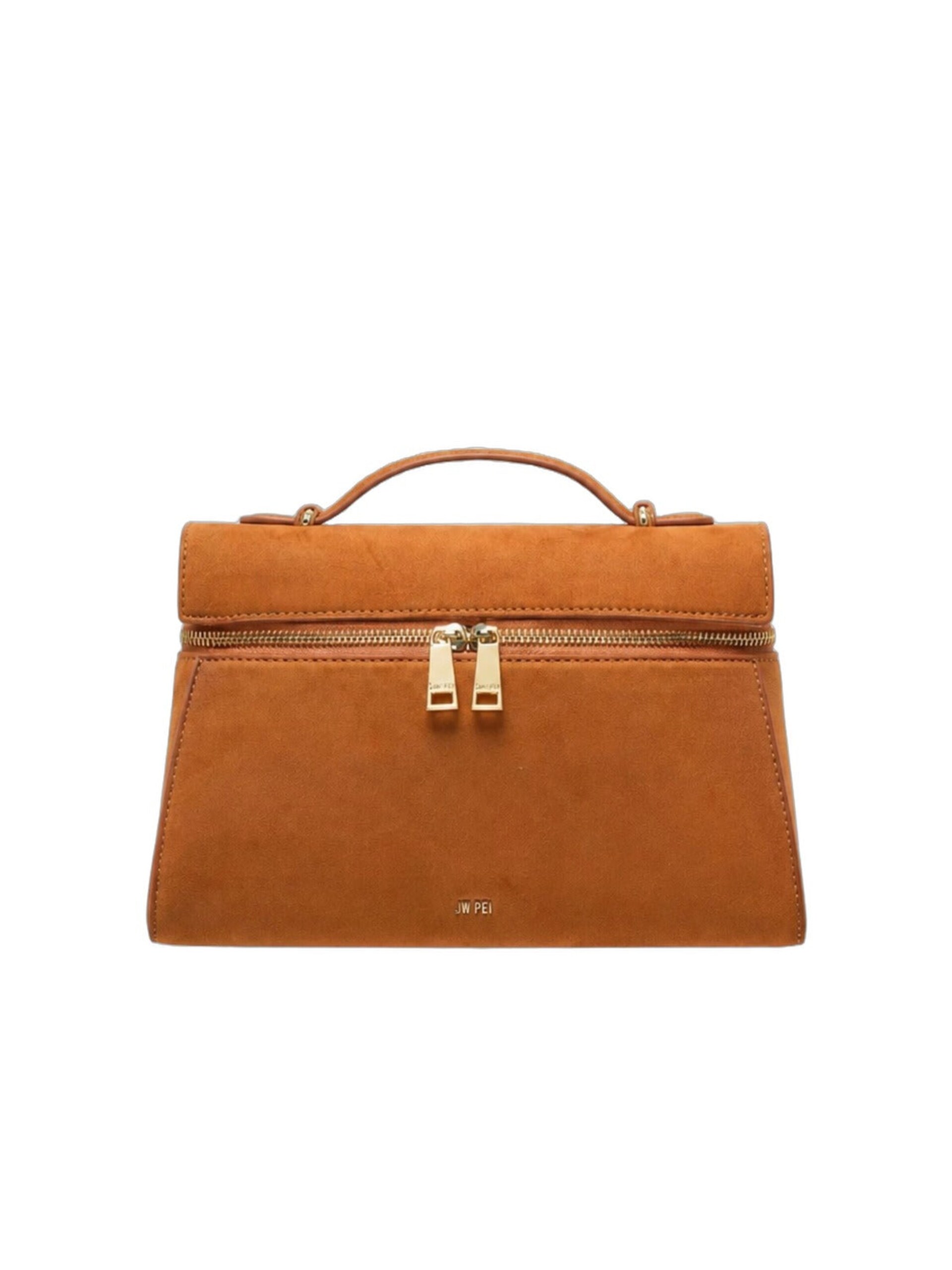 JW PEI Handväska 'JW PEI Sac à main Thea Large Faux Suede Caramel Brown' dam
