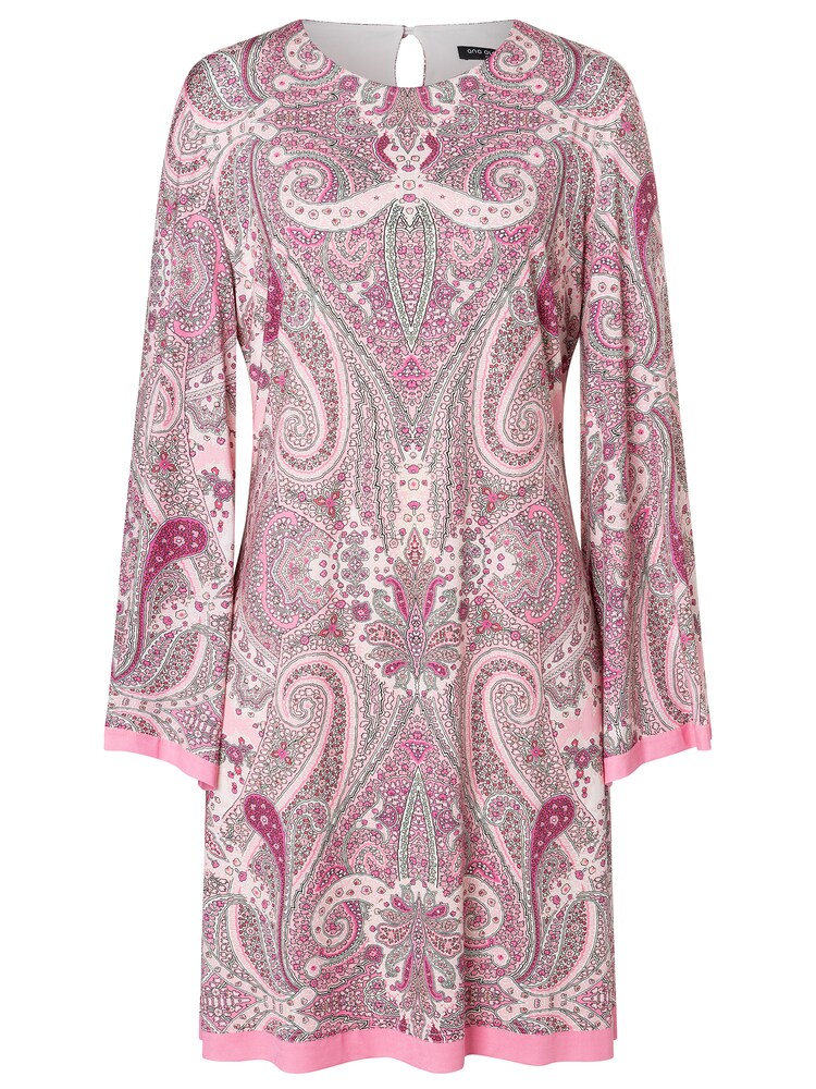 Ana Alcazar Kleid 'Zipia' Damen Größe 42 lila / pastelllila / schwarz / weiß Winterkleid