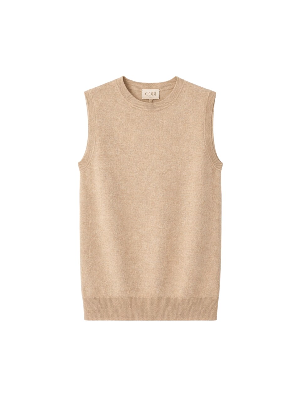 Stickad väst 'Women's Essential Cashmere Crewneck Vest'