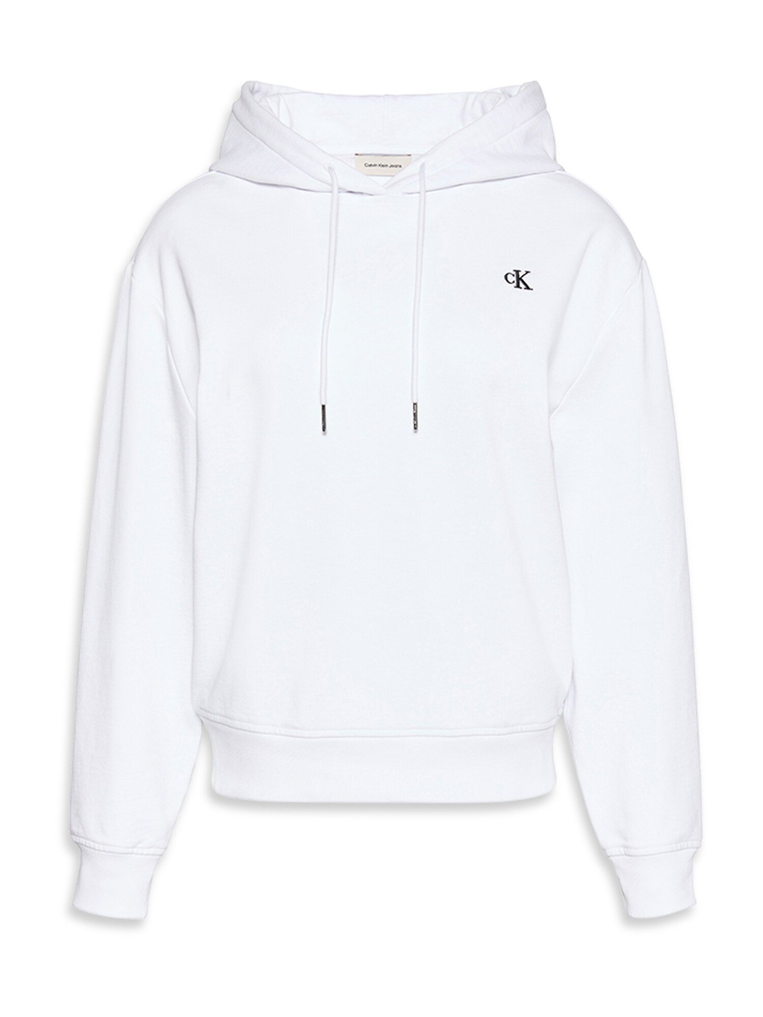 Calvin Klein Jeans Bluză de molton  alb