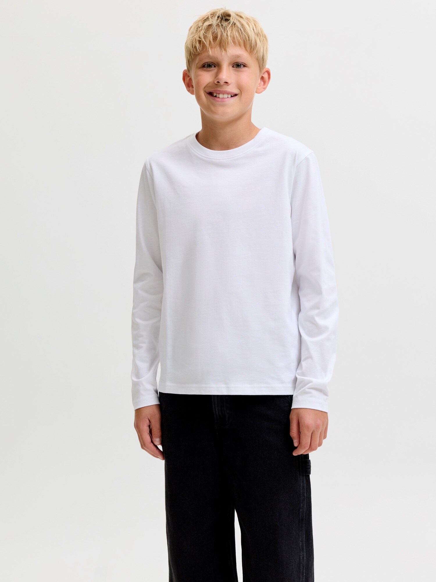 Jack & Jones Junior Tričko 'JJEOrganic'  biela