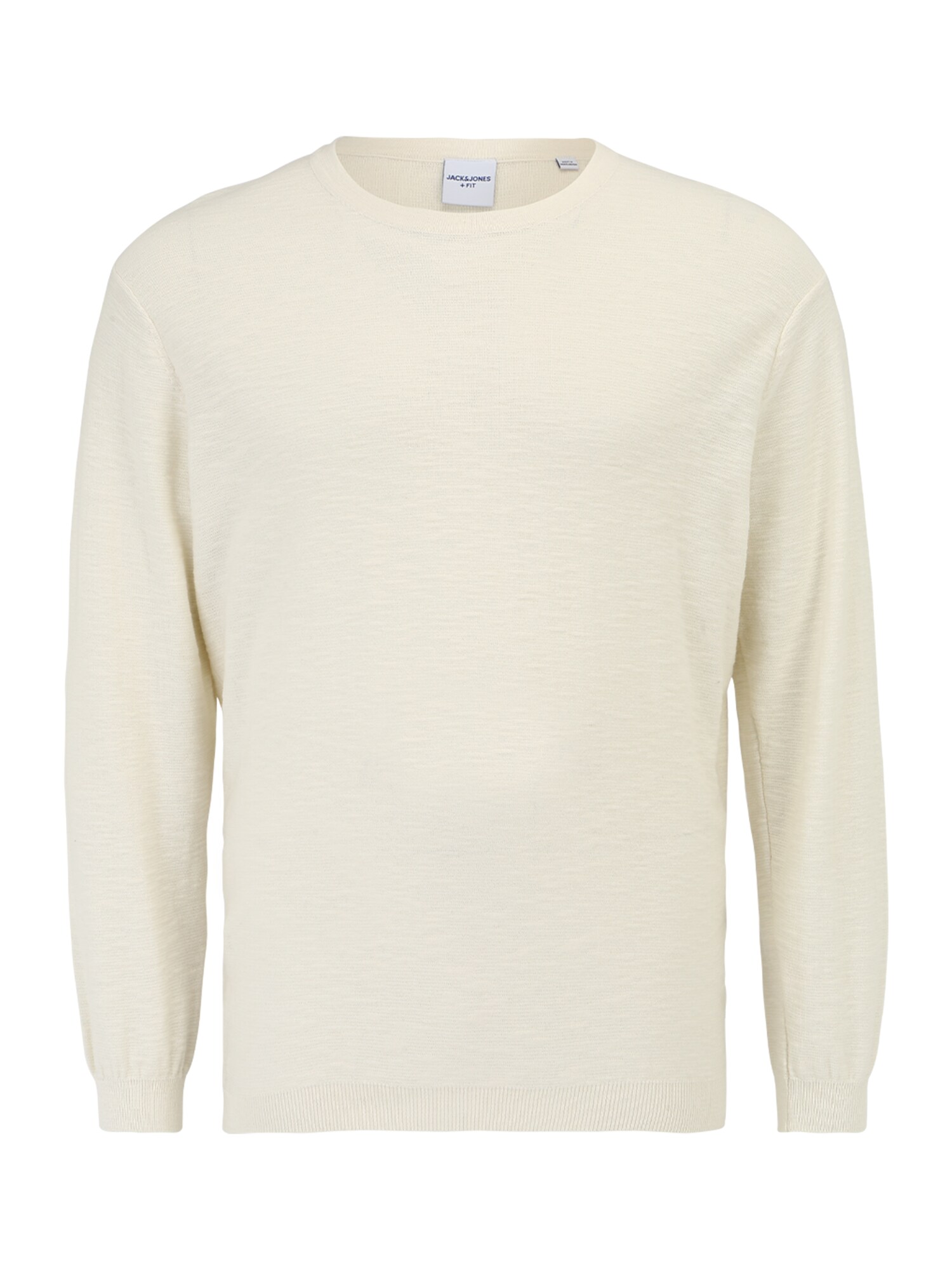 Jack & Jones Plus Пуловер 'CRAYON'  естествено бяло