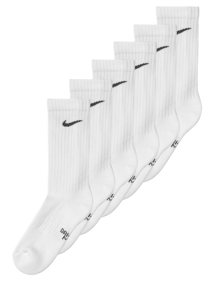 NIKE Sportsocken 'Everyday' Mädchen Größe M schwarz / weiß