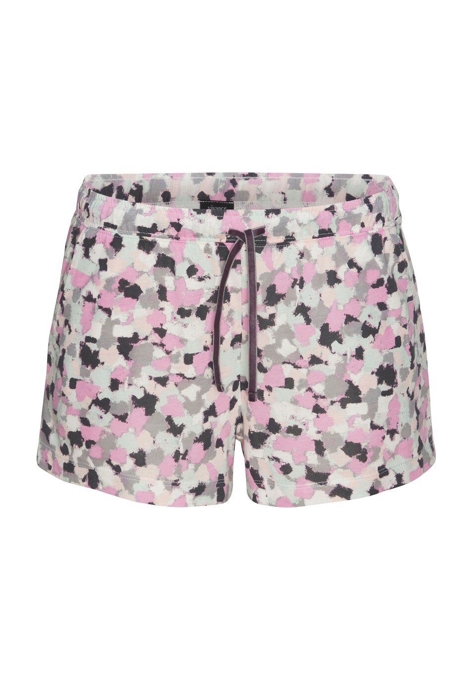 Pyjamasbyxa 'Dreams' beige / grå / rosa