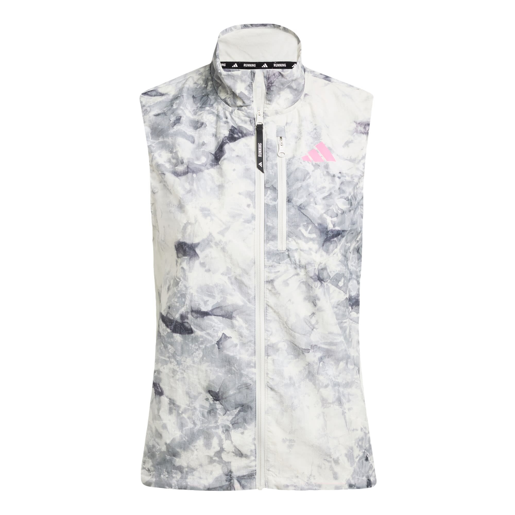 ADIDAS PERFORMANCE Vestă sport Own The Run  gri / gri deschis / gri închis / roz