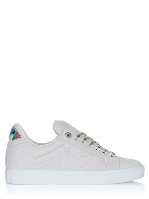Zadig & Voltaire Zapatillas deportivas bajas 'Zadig & Voltaire LA FLASH FOLK BEADS Sneaker weiß'  blanco