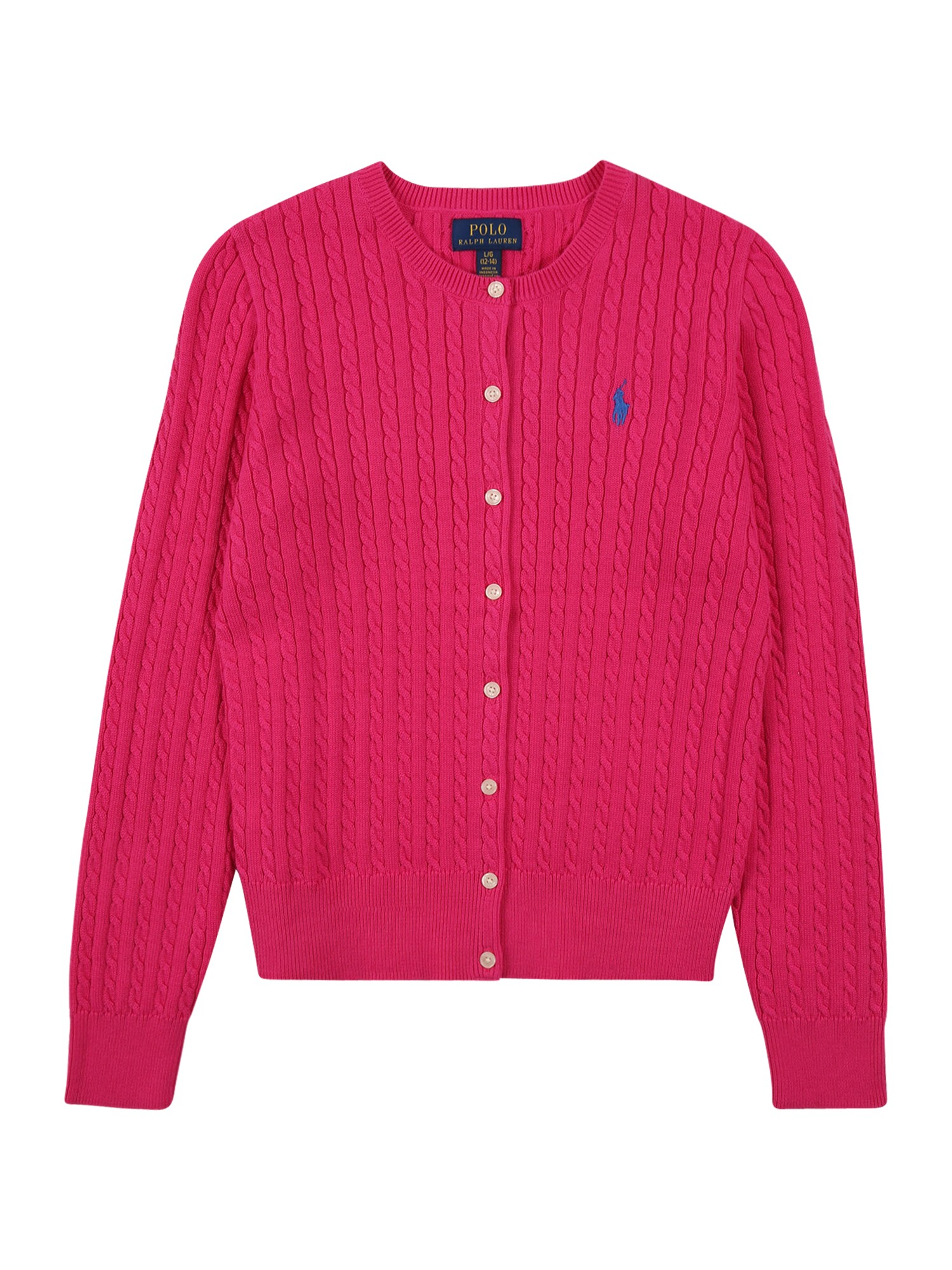 POLO RALPH LAUREN Kardiganas  fuksijų spalva