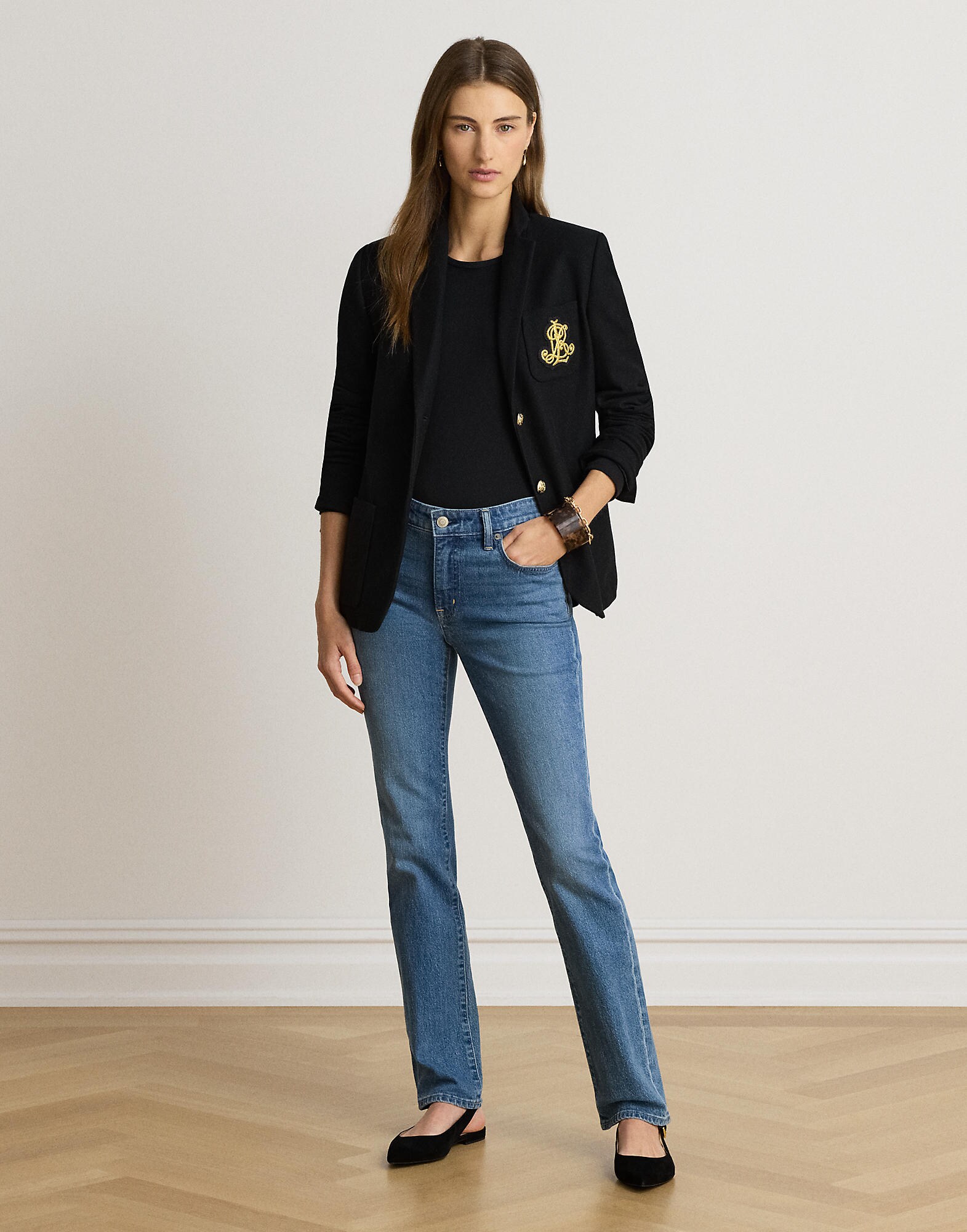 Lauren Ralph Lauren Blazer 'ANFISA'  amarillo / negro – imagen 4