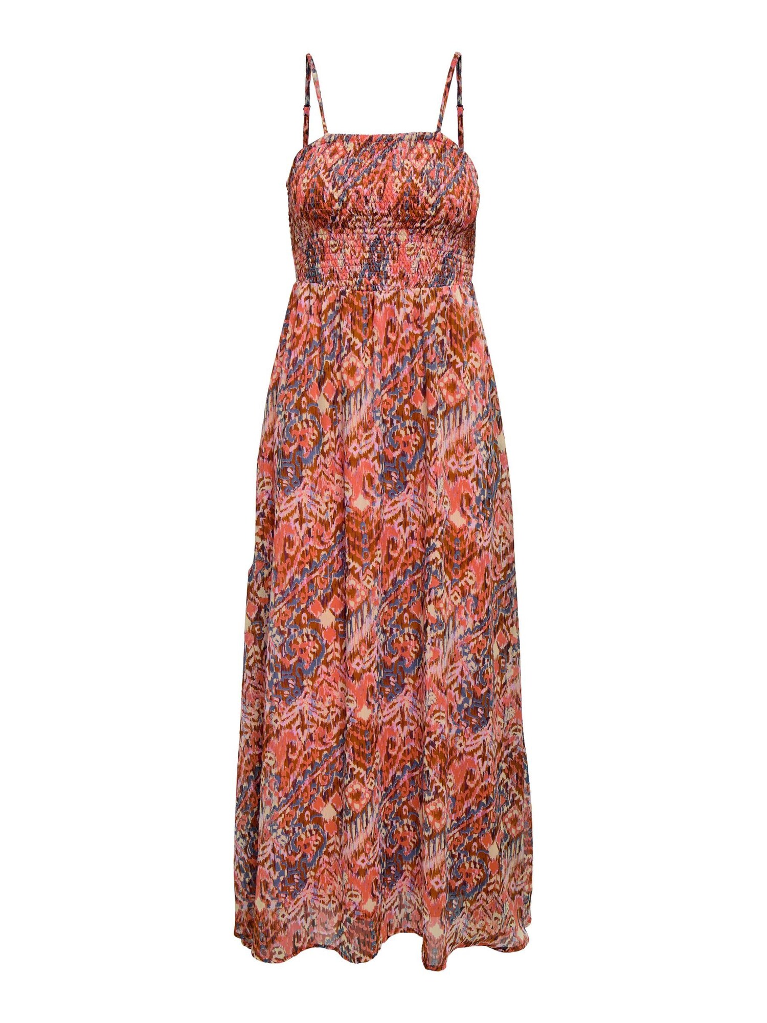 ONLY Rochie 'ONLElena'  albastru regal / portocaliu închis / roșu deschis / roşu închis