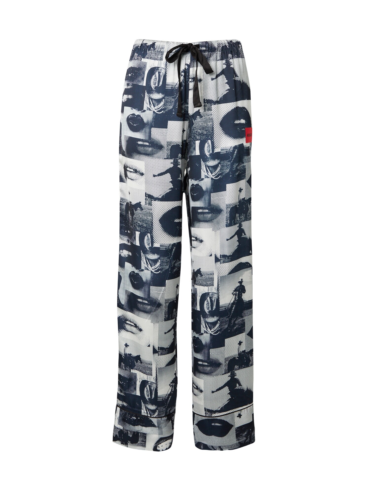 HUGO Pizsama nadrágok 'LIPSY'  tengerészkék / fehér
