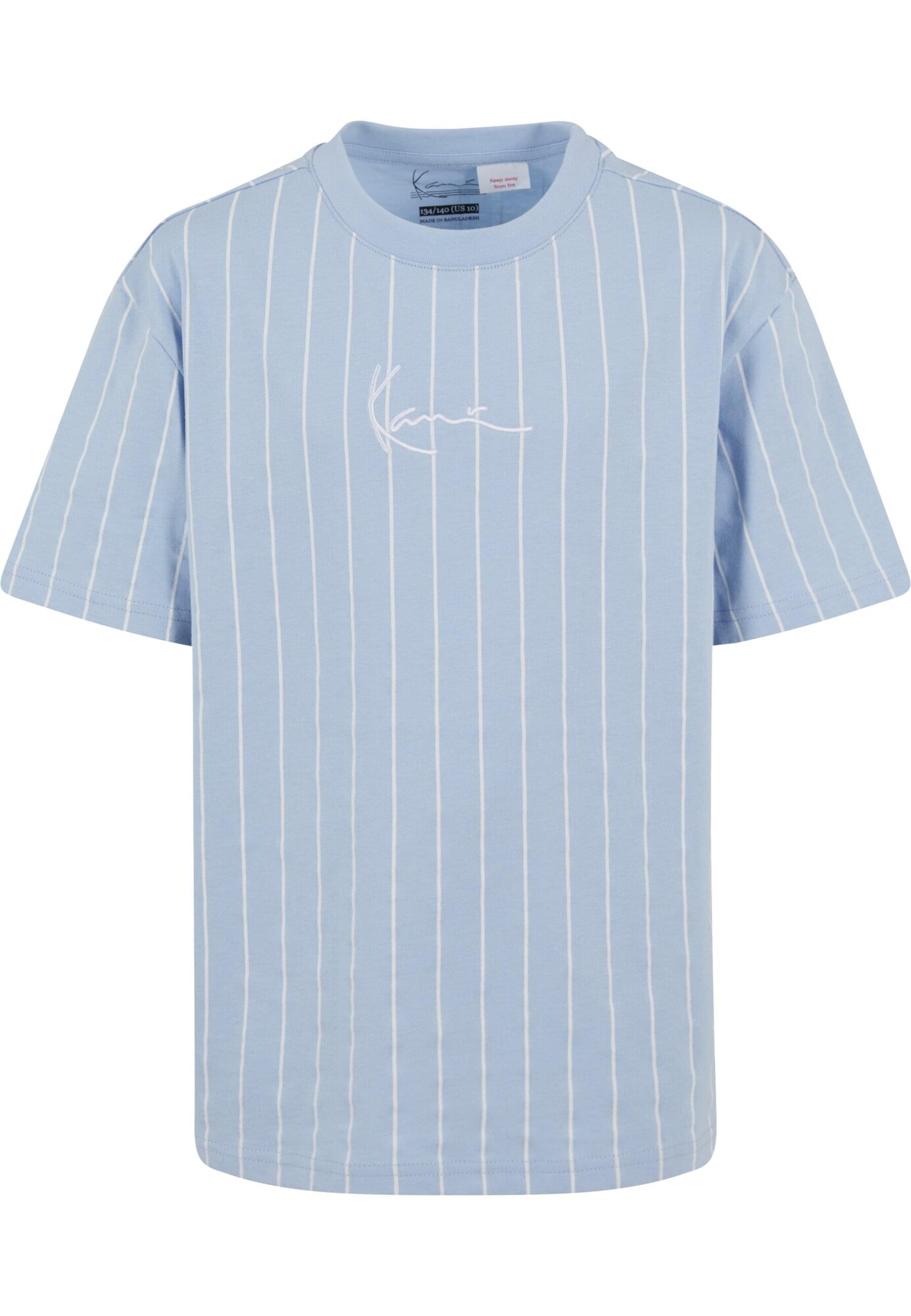 Karl Kani Tricou Essential  albastru deschis / alb