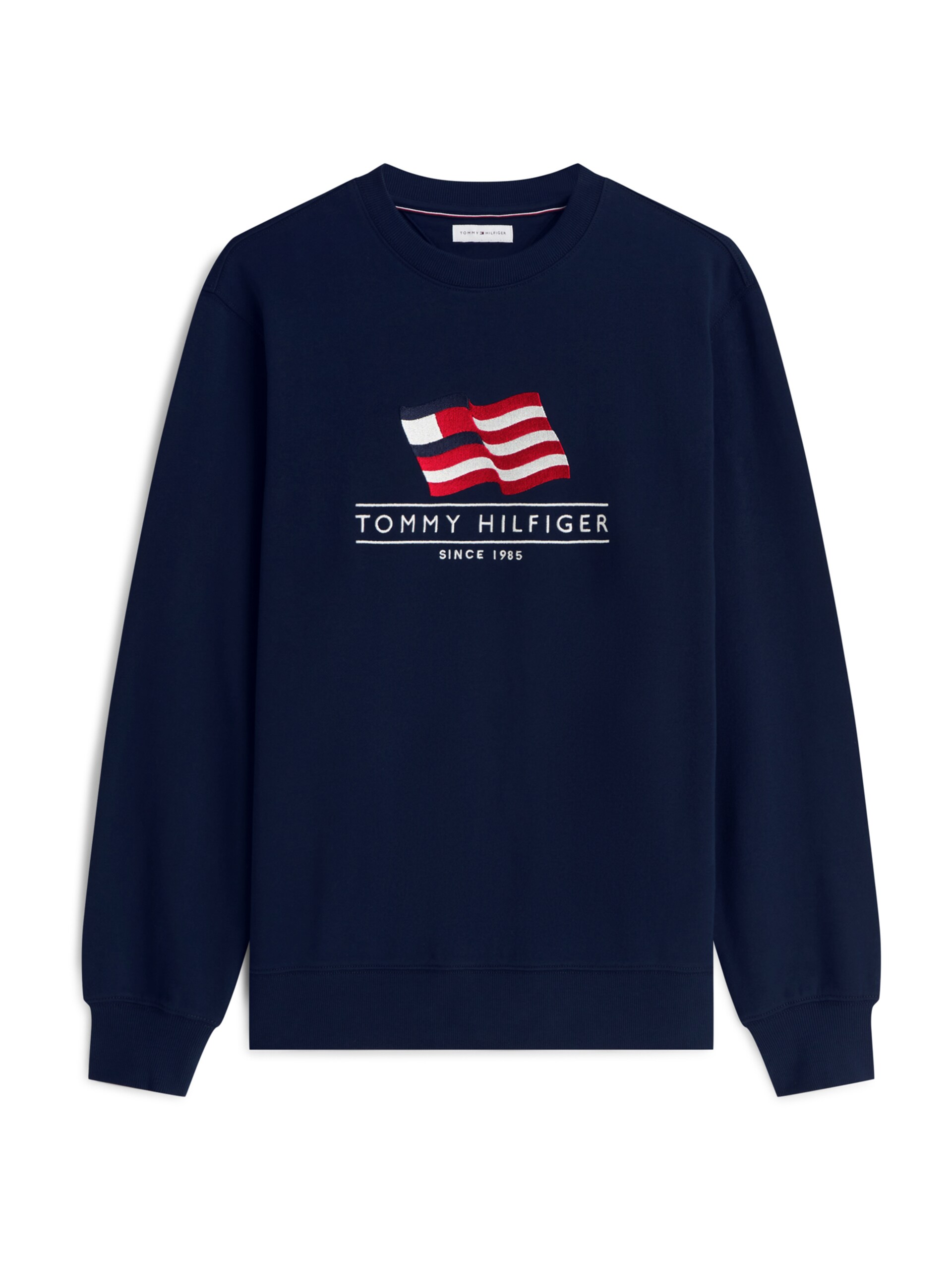 TOMMY HILFIGER Sweatshirt 'Flag' blå / röd herr