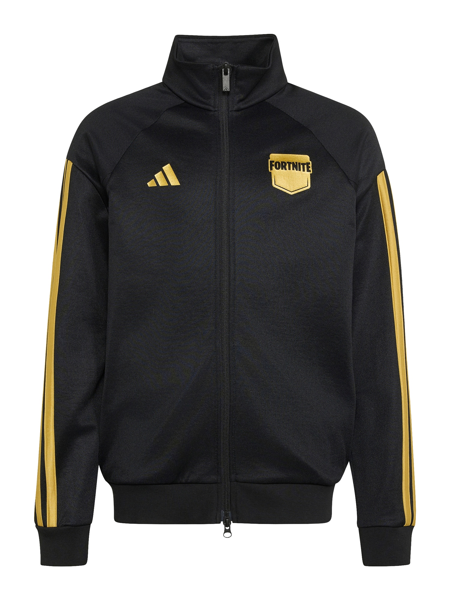 ADIDAS SPORTSWEAR Bluză cu fermoar sport FN TT galben auriu / negru