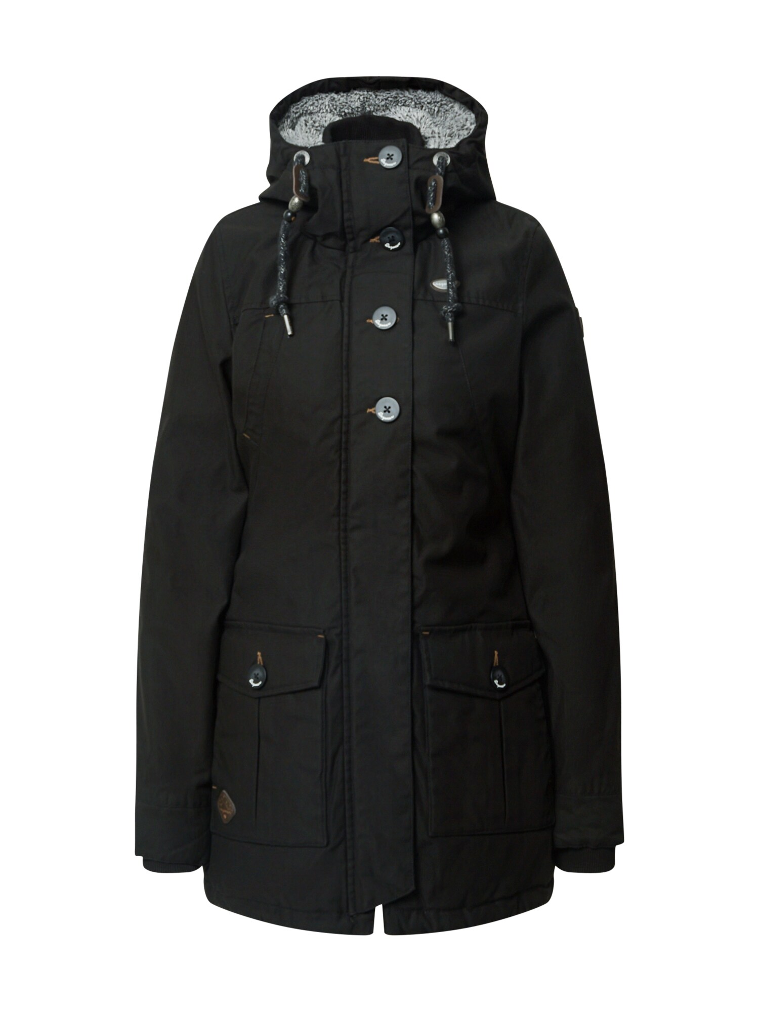 Ragwear Ilga žieminė striukė  juoda