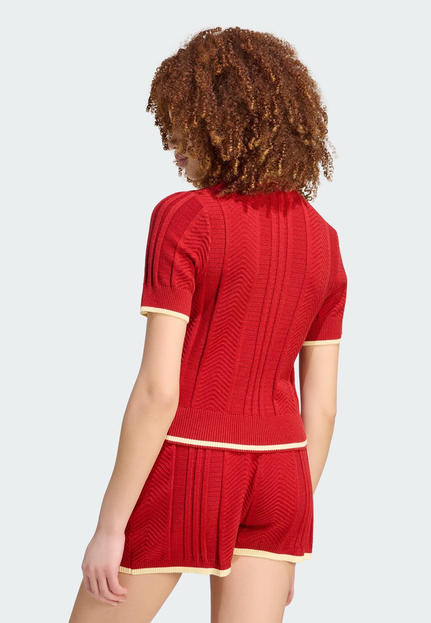 ADIDAS ORIGINALS Jersey 'Cali' marfil / rojo vivo – imagen 3