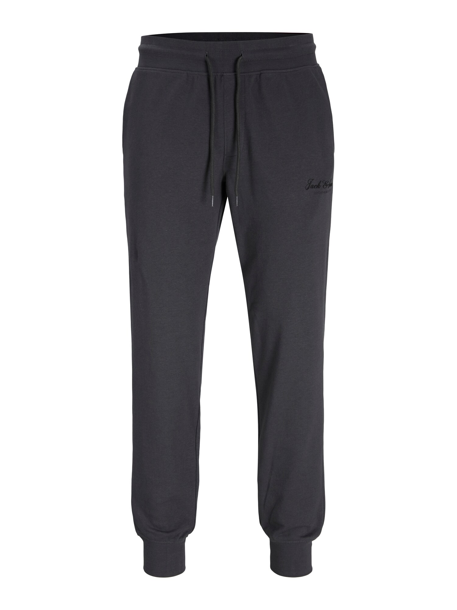 Jack & Jones Plus Nohavice 'JPSTGORDON'  antracitová / čierna