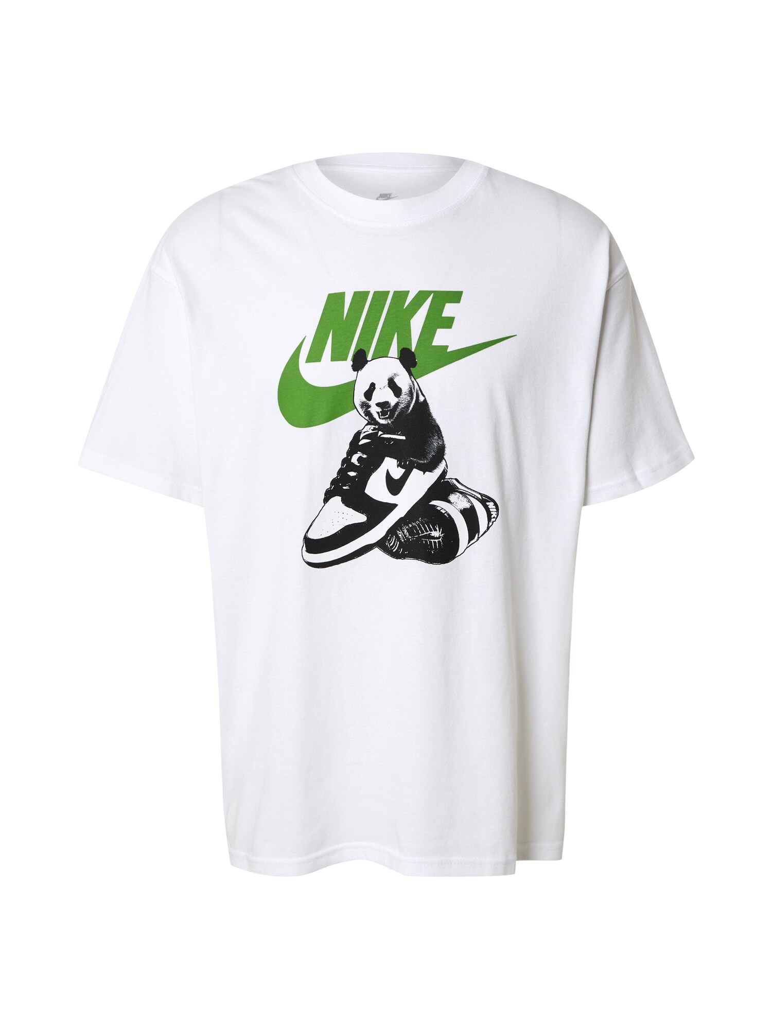 Nike Sportswear Póló  világoszöld / fekete / fehér akciós termékkép 1