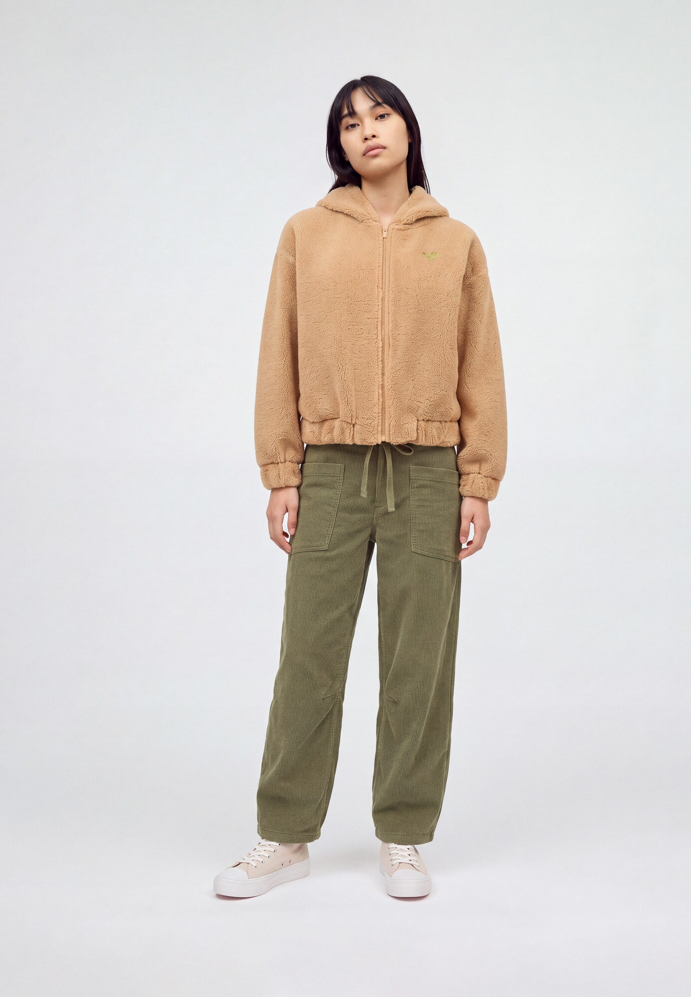 ROXY Chaqueta polar 'TAKE IT OK'  beige – imagen 4