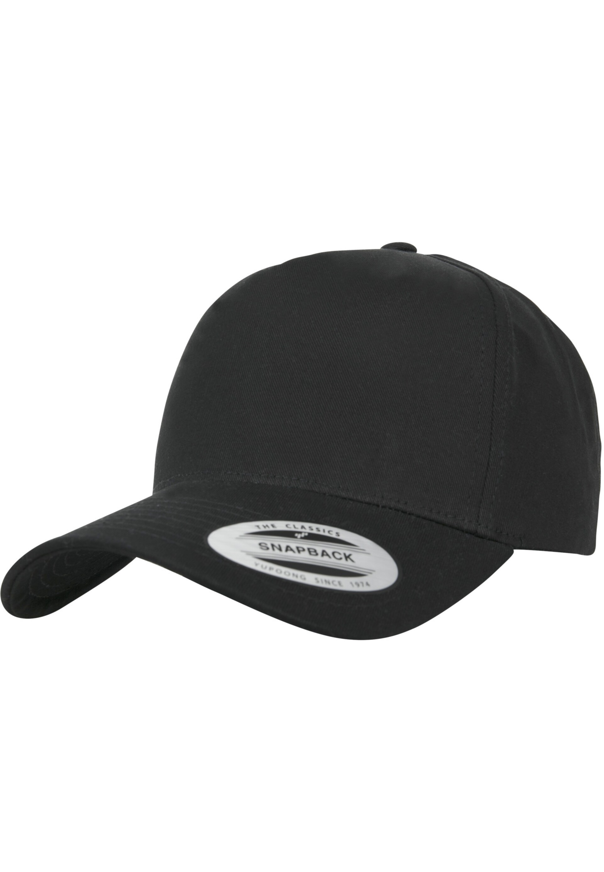 Flexfit Keps Washed Cotton Dad Cap Black Stretch Fit herr – bild 3
