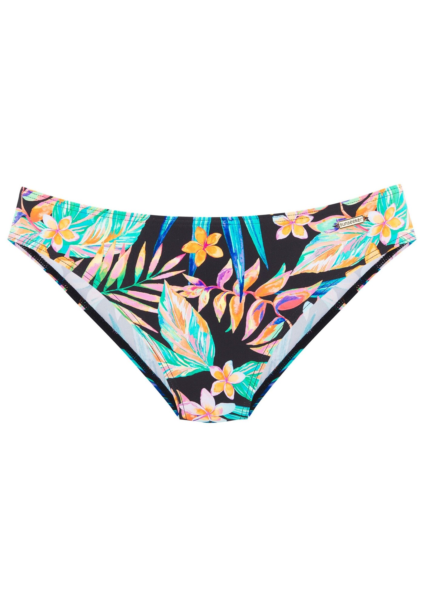 SUNSEEKER Slip costum de baie  albastru aqua / verde / portocaliu homar / negru