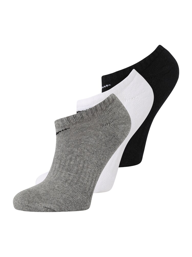 NIKE Sportsocken Herren Größe 42/46 graumeliert / schwarz / weiß