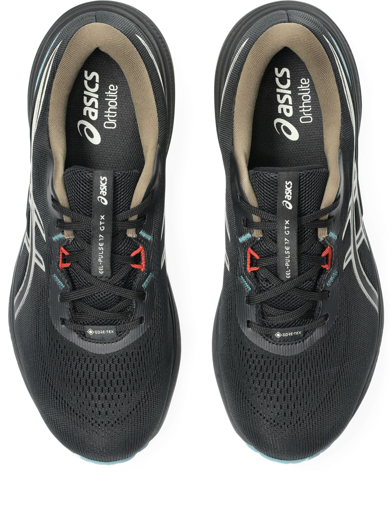 ASICS Zapatillas de running 'Gel-Pulse 17'  ecru / azul cian / negro – imagen 4