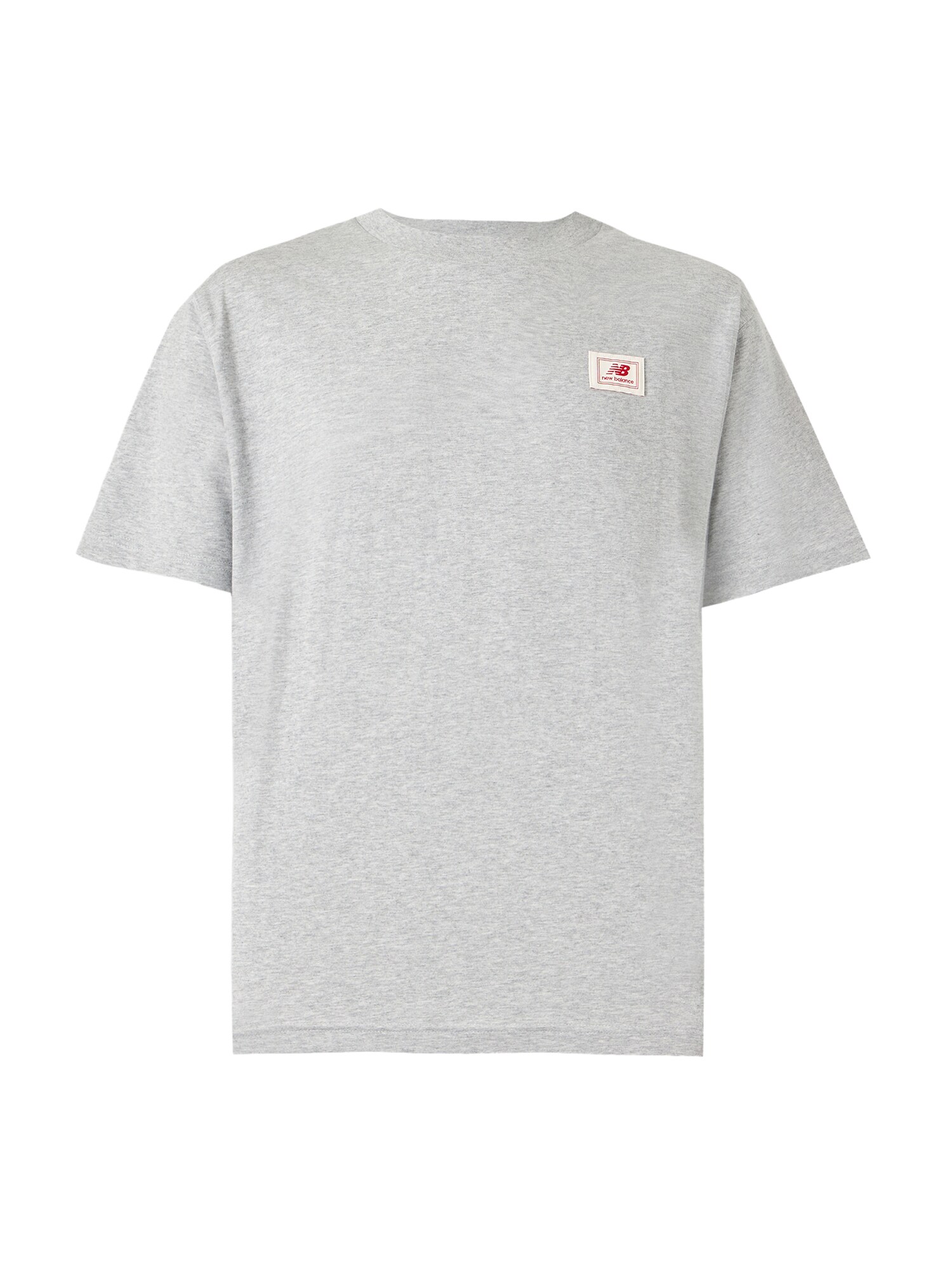 New balance Camiseta gris claro / negro – imagen 1
