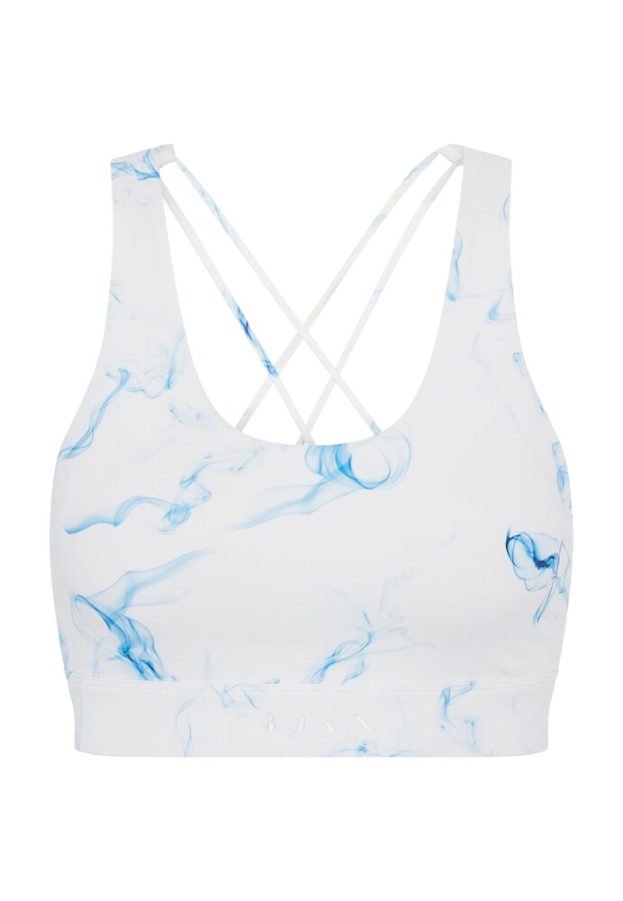Born Living Yoga Sport-BH 'Helio' Damen Größe XL blau / weiß