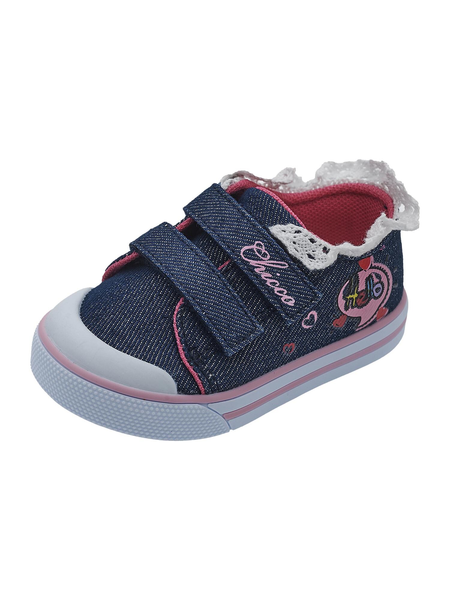 Chicco Sneaker Giulia  albastru închis / galben / roz deschis / alb