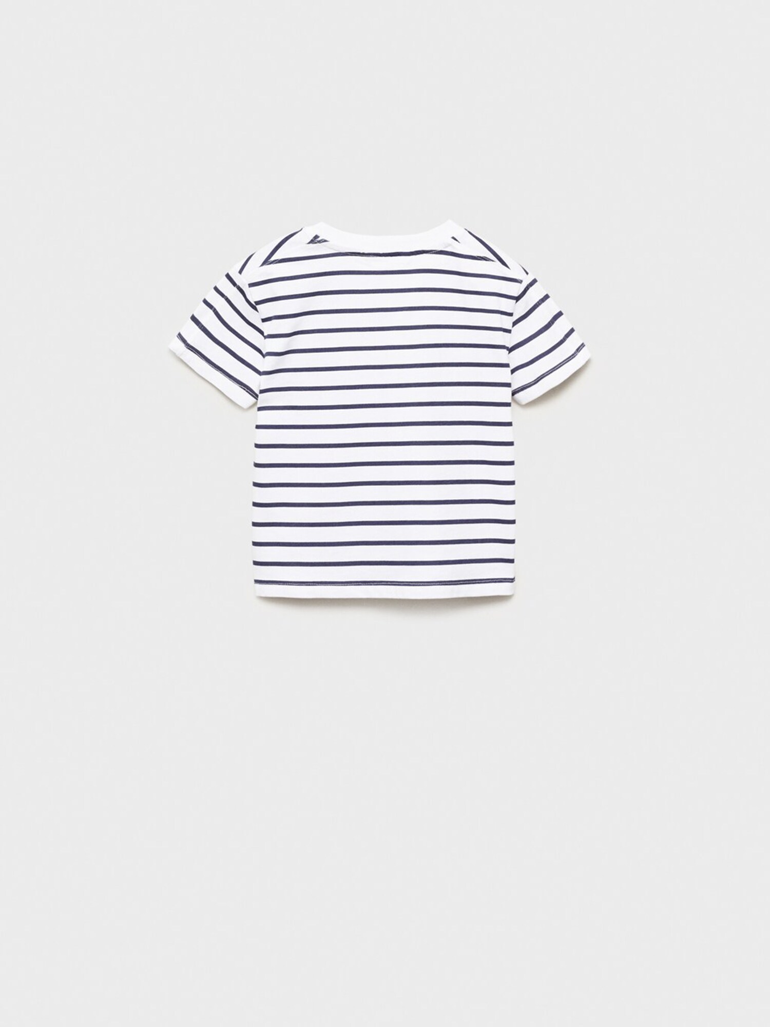 MANGO KIDS Póló 'TIBUBOL'  tengerészkék / világosszürke / fekete / fehér termék 2. képe