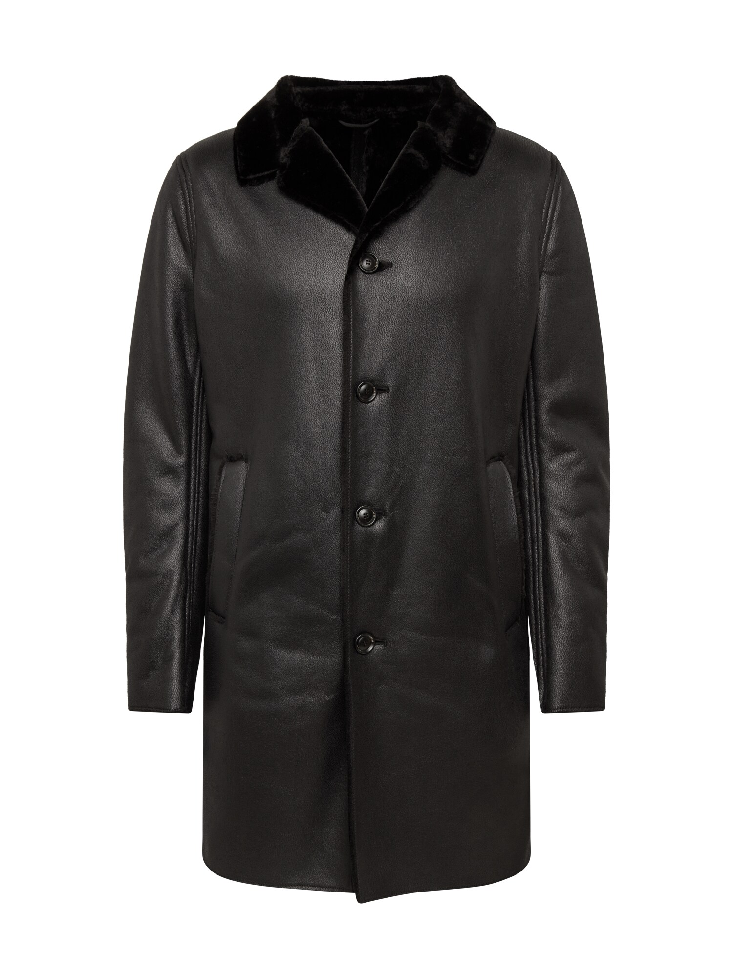 CINQUE Žieminis paltas 'CISHEARLING'  juoda
