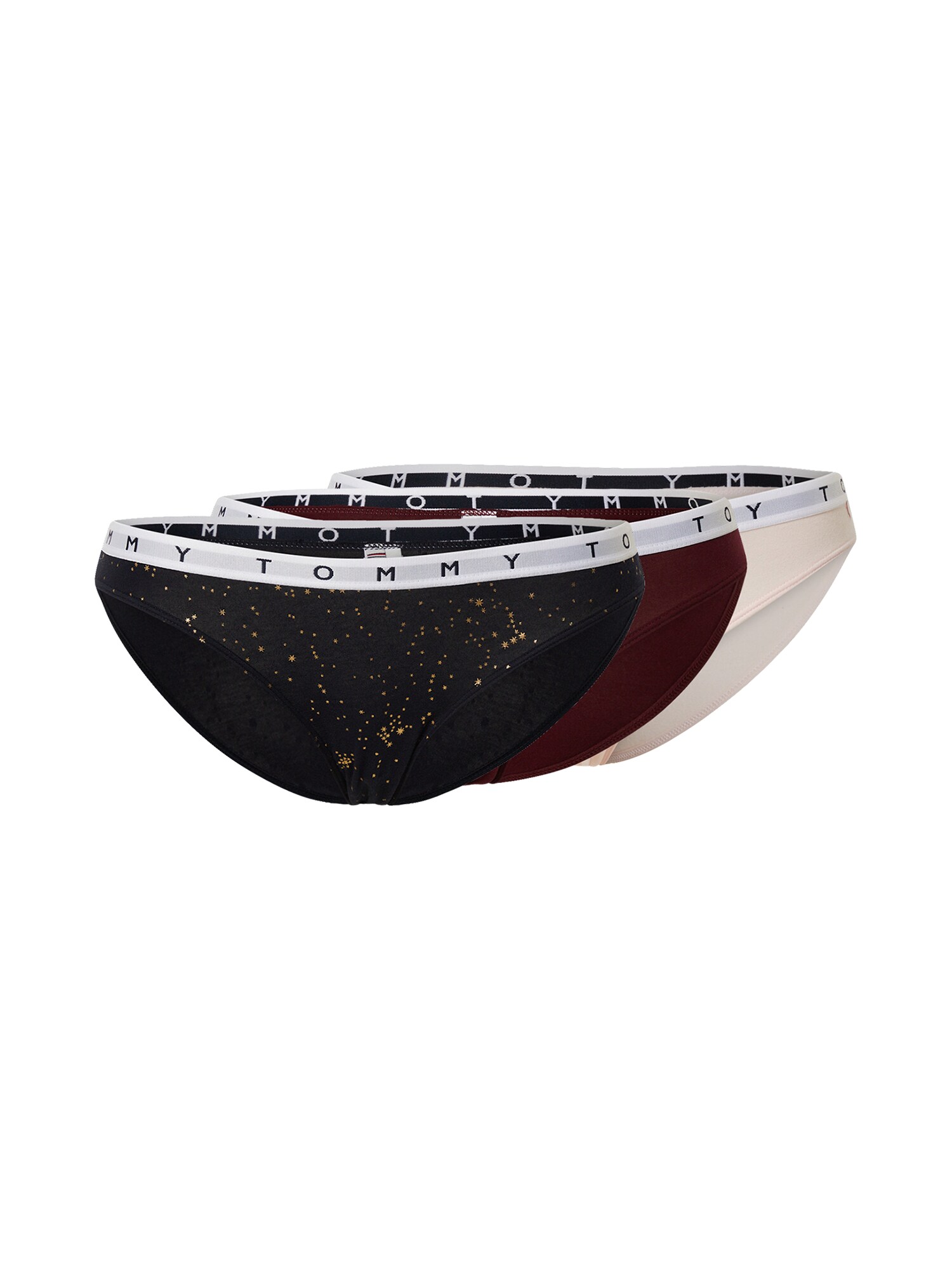 Tommy Hilfiger Underwear Moteriškos kelnaitės  rubinų raudona / tamsiai mėlyna / nakties mėlyna / pastelinė rožinė / mišrios spalvos