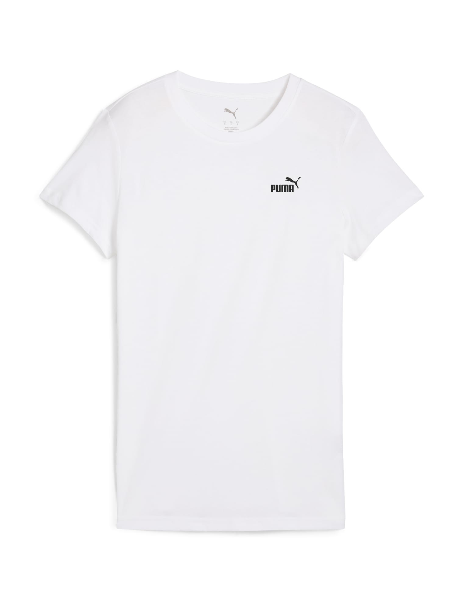 PUMA Tricou Ess No. 1  negru / alb
