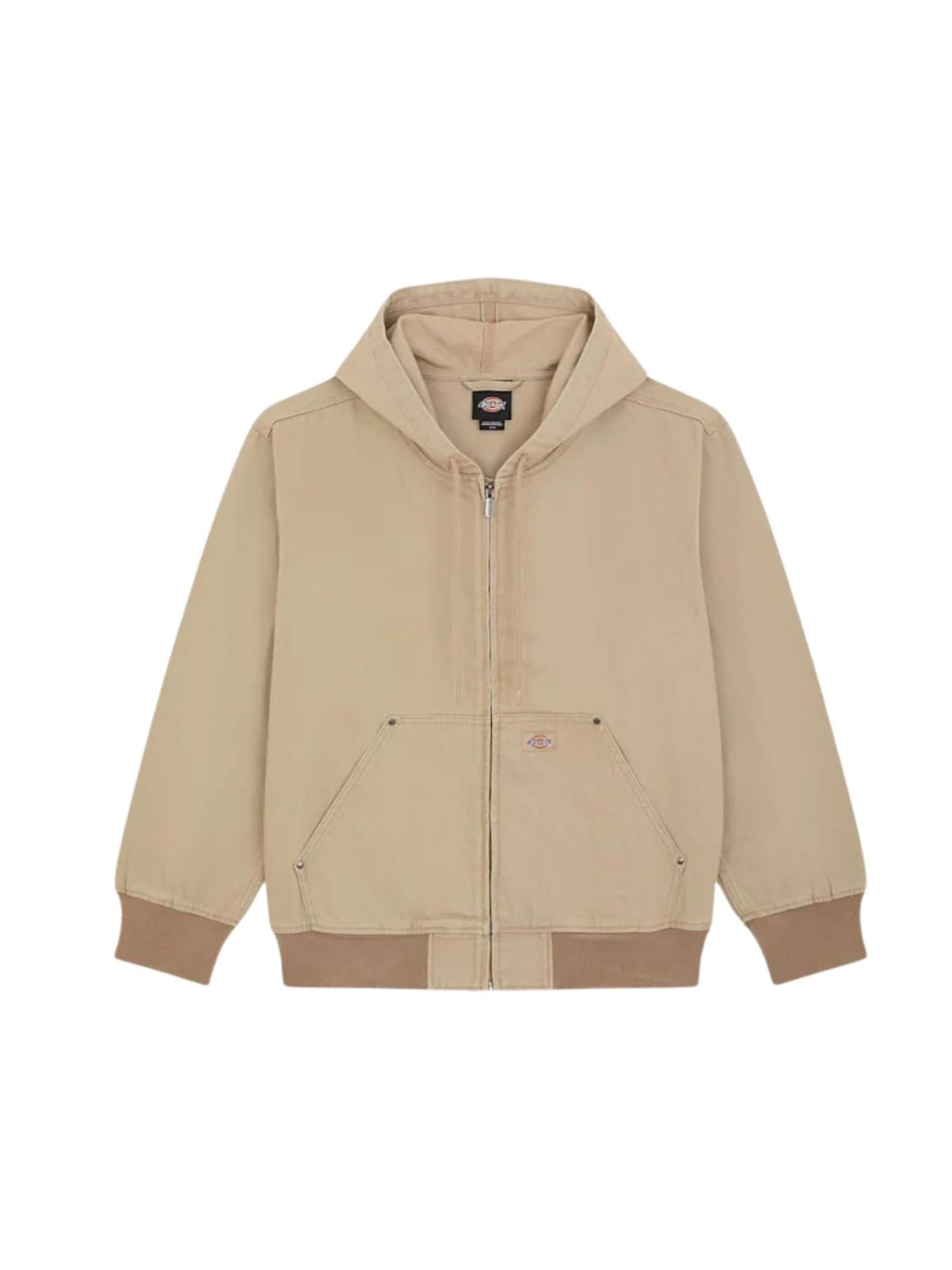 DICKIES Giacca di mezza stagione 'UNLINED CANVAS HOODED'  beige
