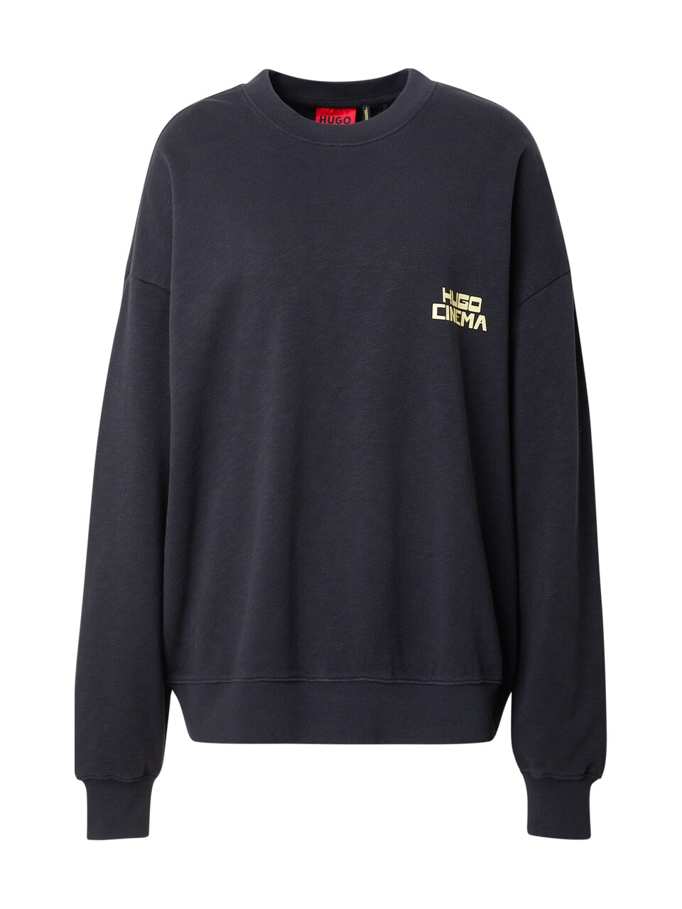 Sweatshirt 'Dargentix' marinblå / ljusgul / svart