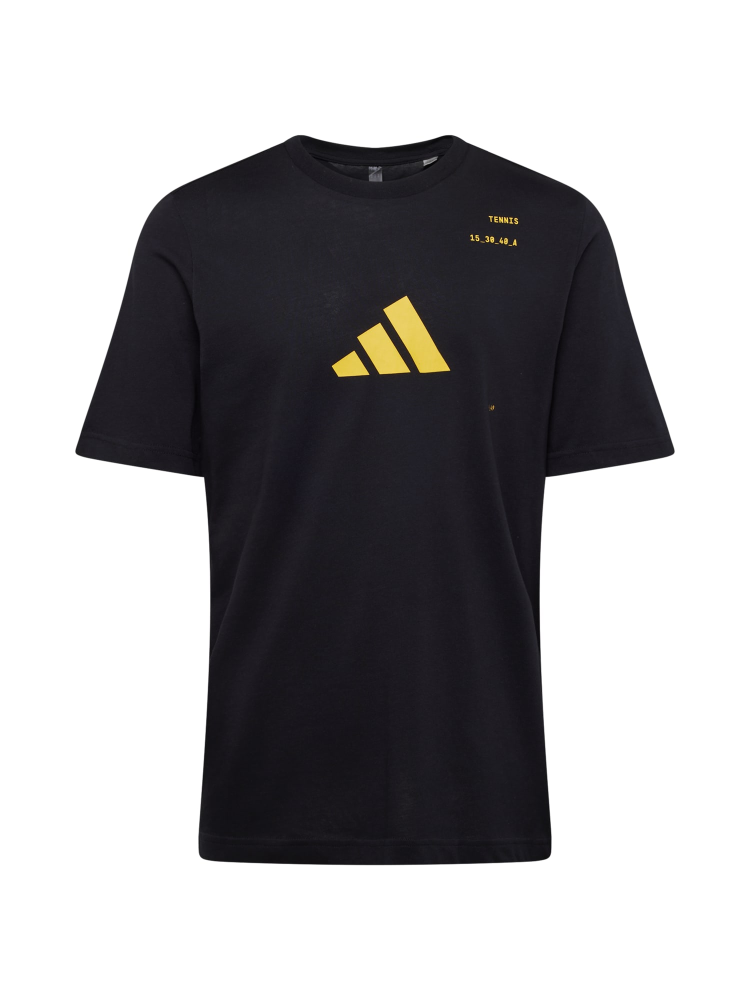 ADIDAS PERFORMANCE Sportiniai marškinėliai 'TNS CAT G T' tamsiai geltona / juoda