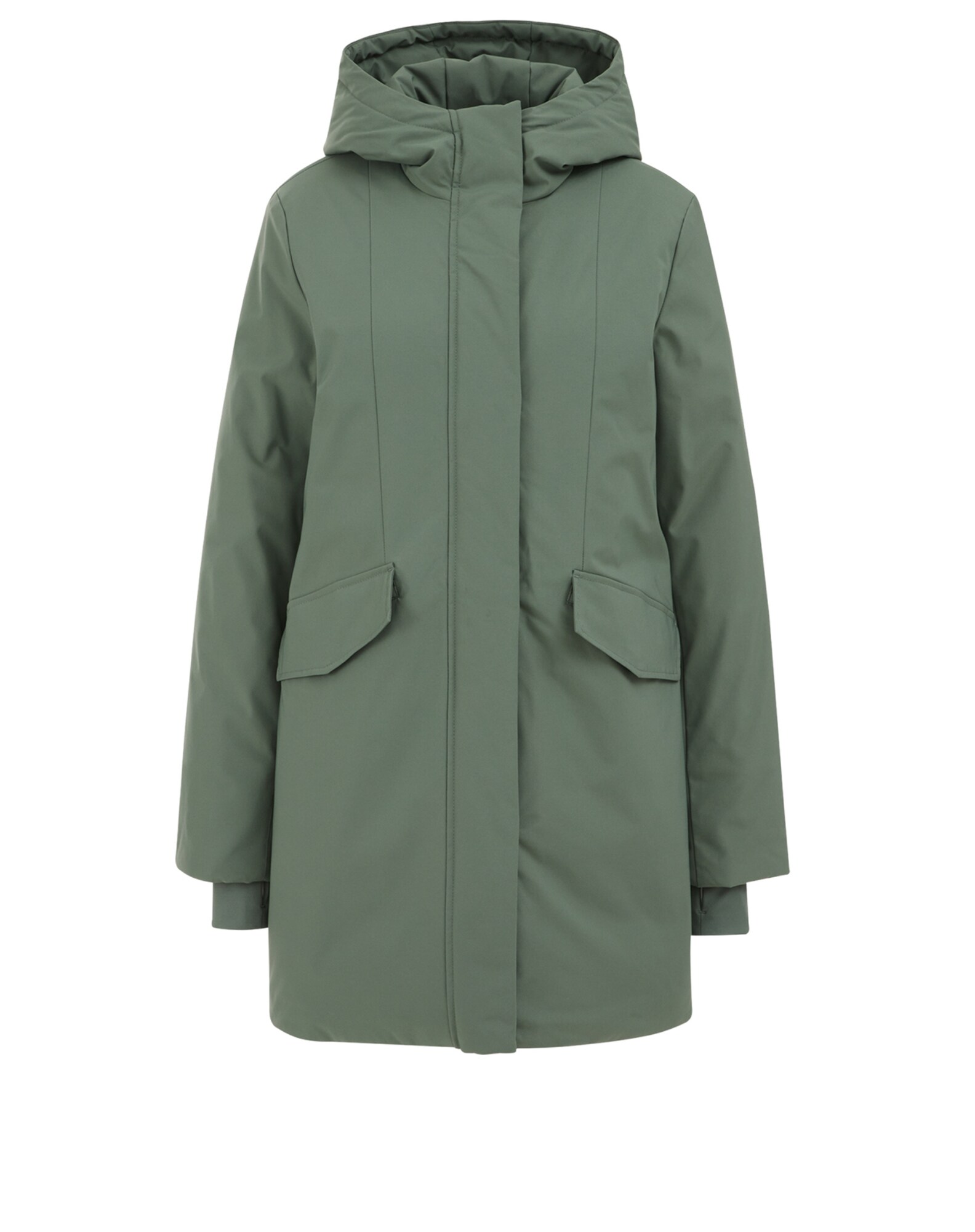WE Fashion Téli parka  zöld / khaki / sötétzöld akciós termékkép 1