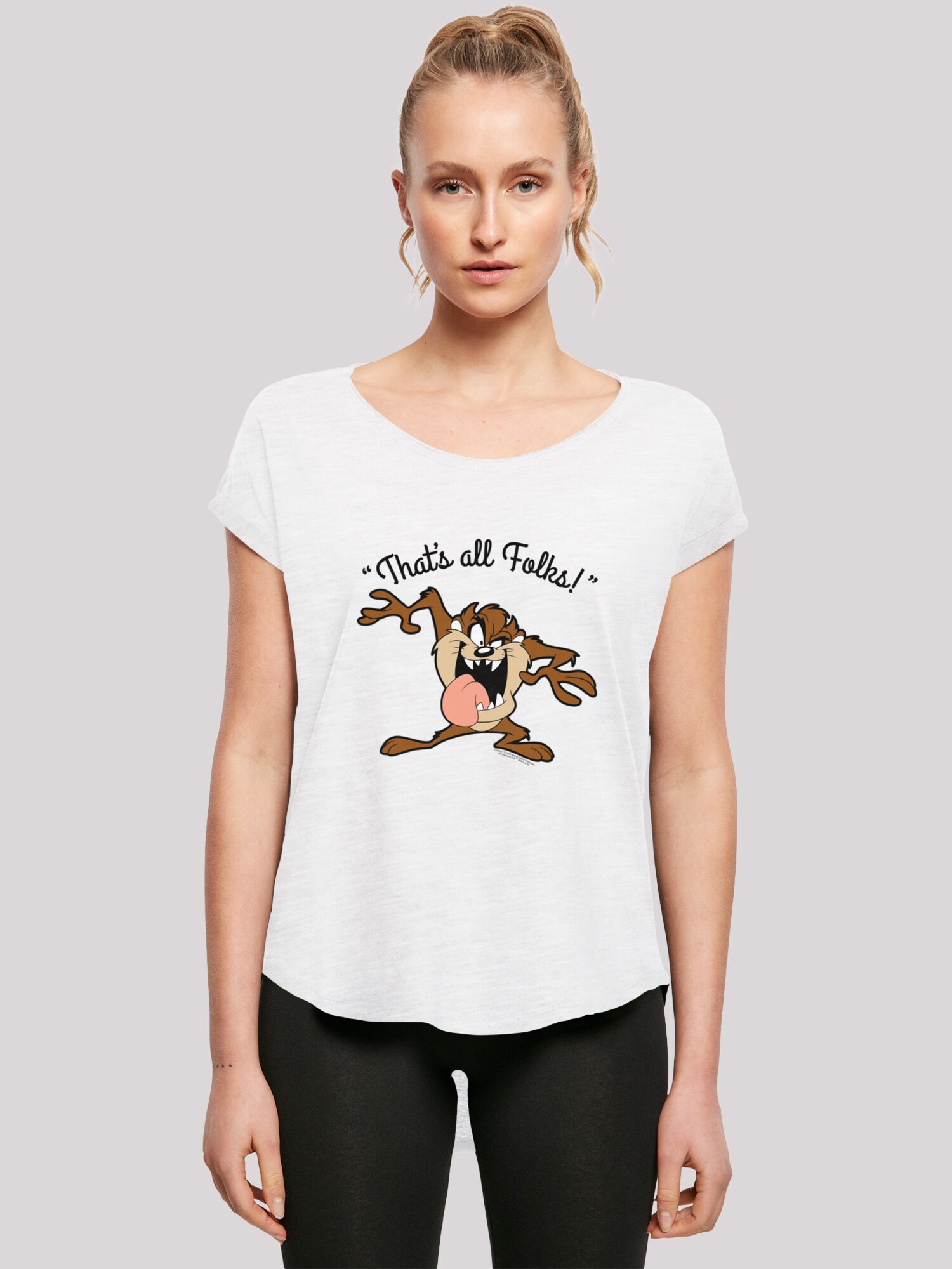 Thumbnail - F4NT4STIC T-Shirt Looney Tunes Taz Thats All Folks