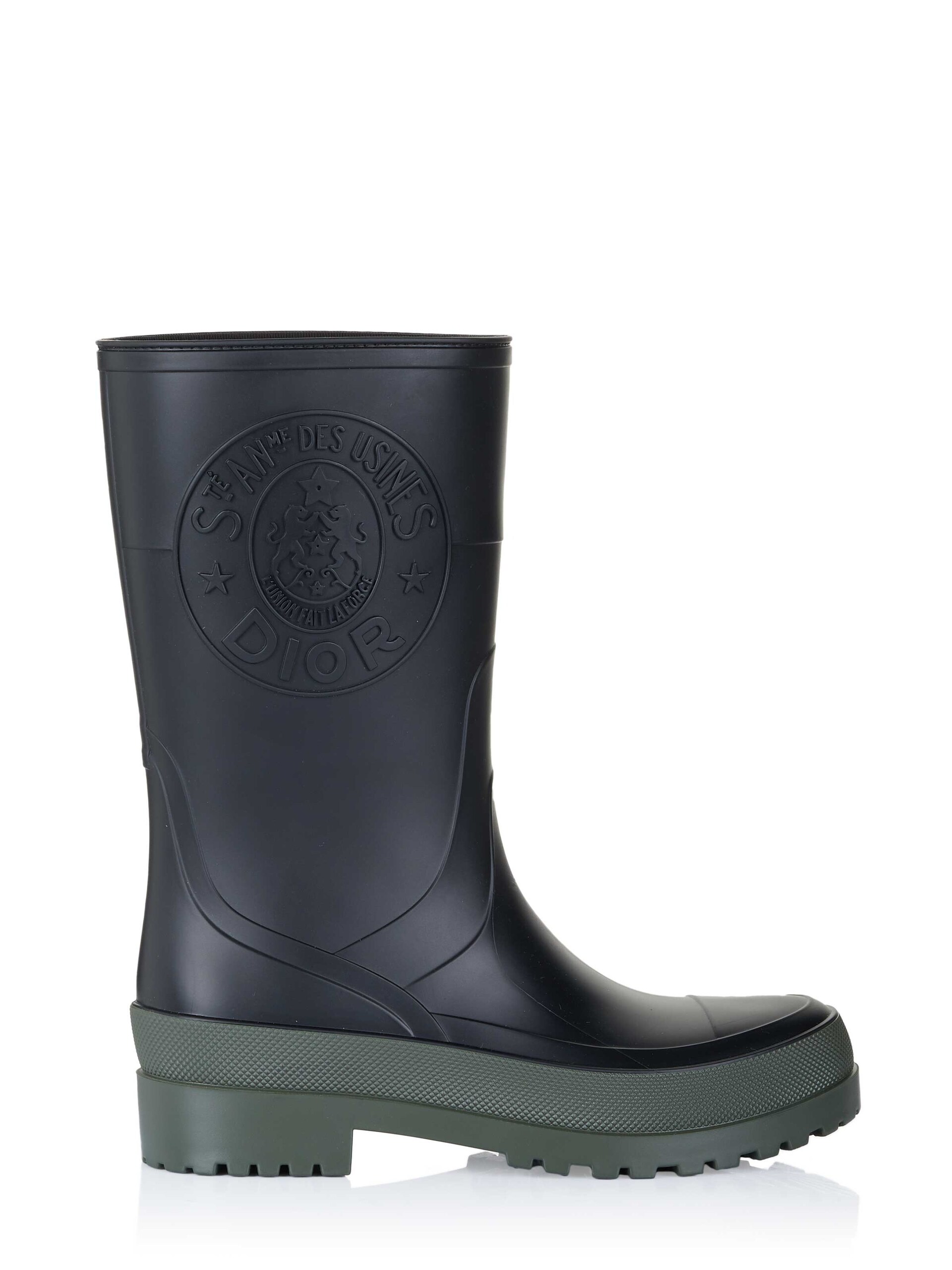 Dior Gummistövel 'Dior Gummistiefel schwarz' kängor & boots dam