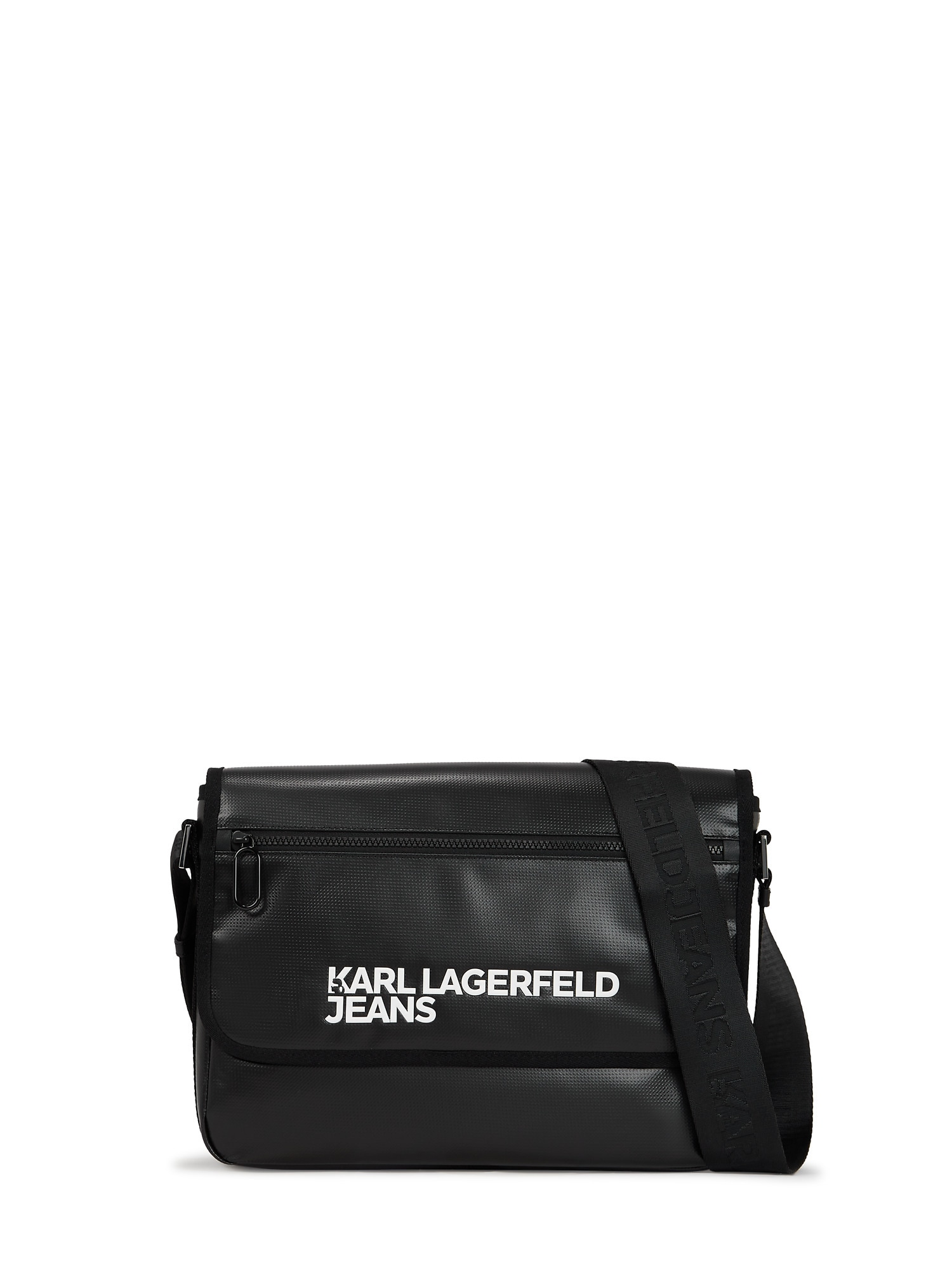 KARL LAGERFELD JEANS Messenger  čierna / biela