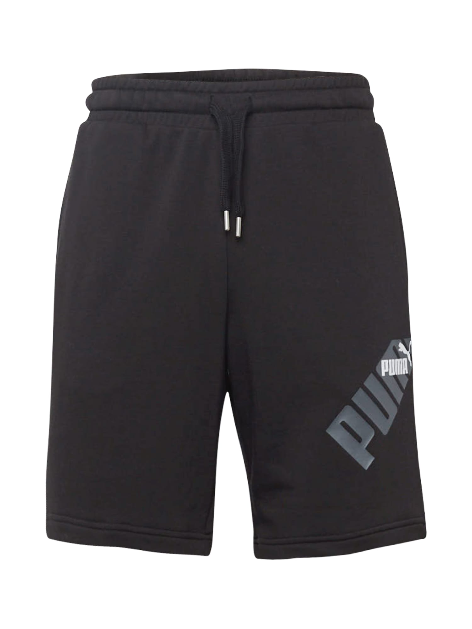 PUMA Sportske hlače 'POWER'  bazalt siva / crna / bijela