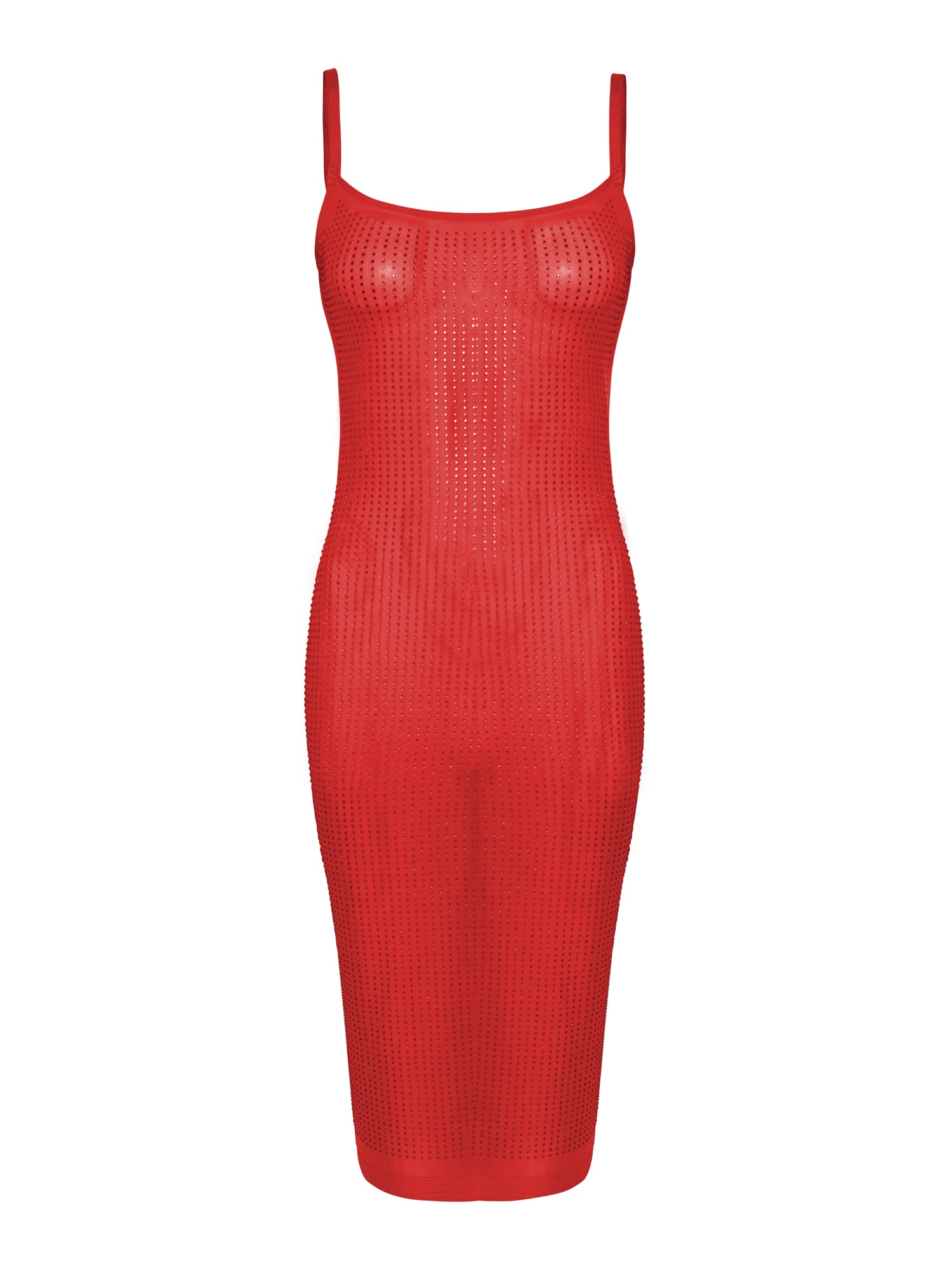 OW Collection Vestido 'SCARLETT'  vermelho